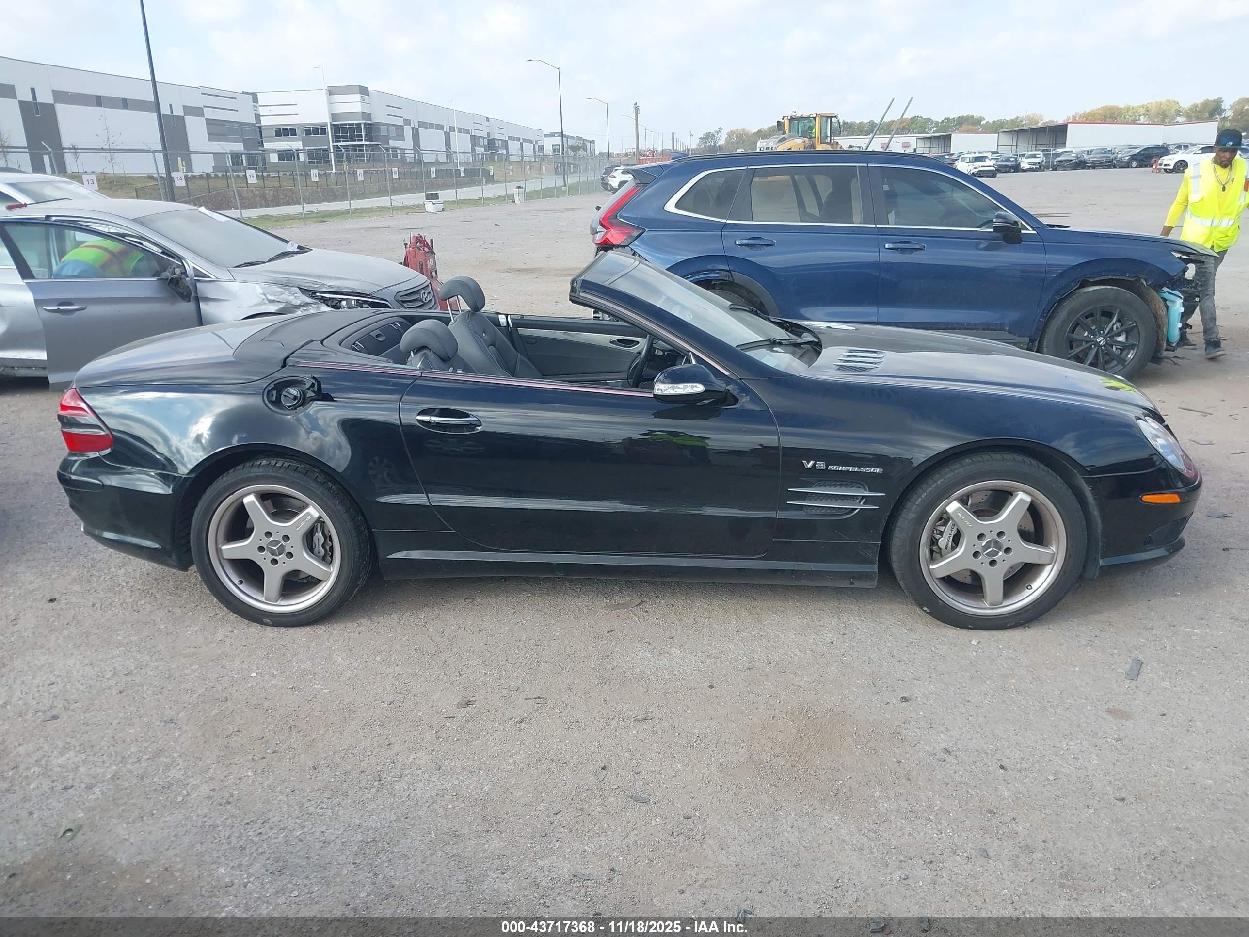 2003 Mercedes-benz Sl 55 Amg   Black vin: WDBSK74FX3F056280