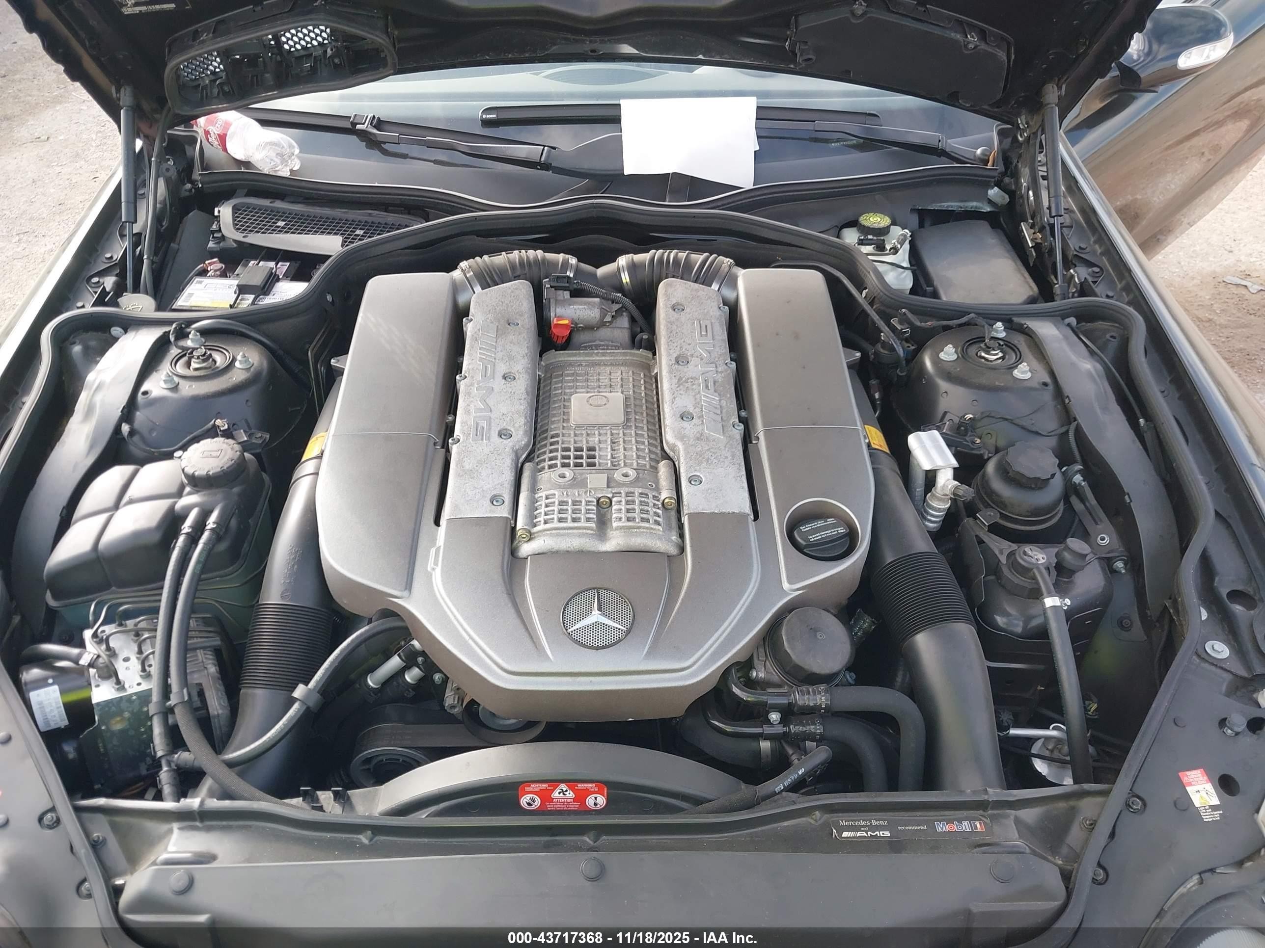 2003 Mercedes-benz Sl 55 Amg   Black vin: WDBSK74FX3F056280
