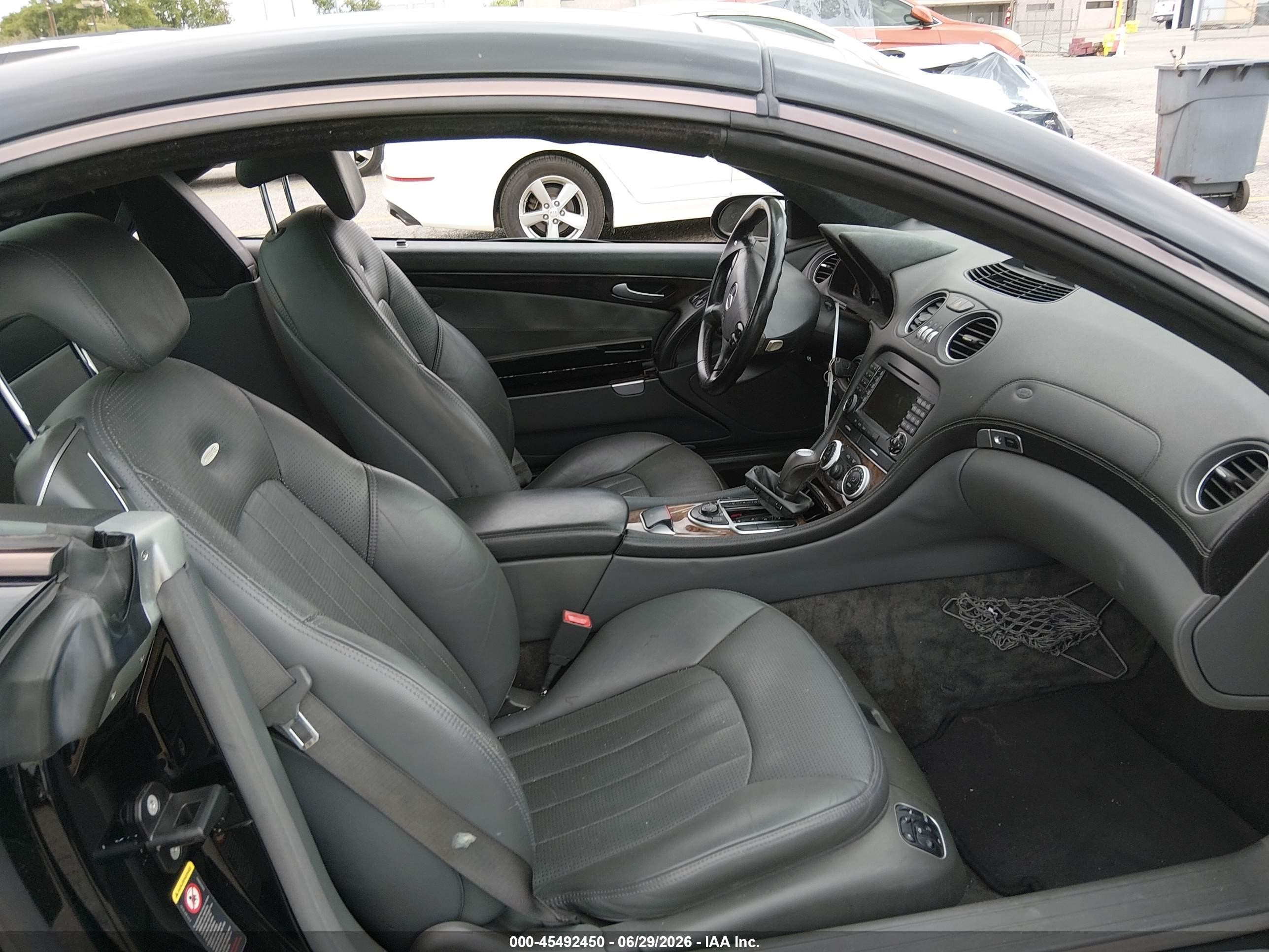 2006 Mercedes-benz Sl 55 Amg   Black vin: WDBSK74FX6F115039