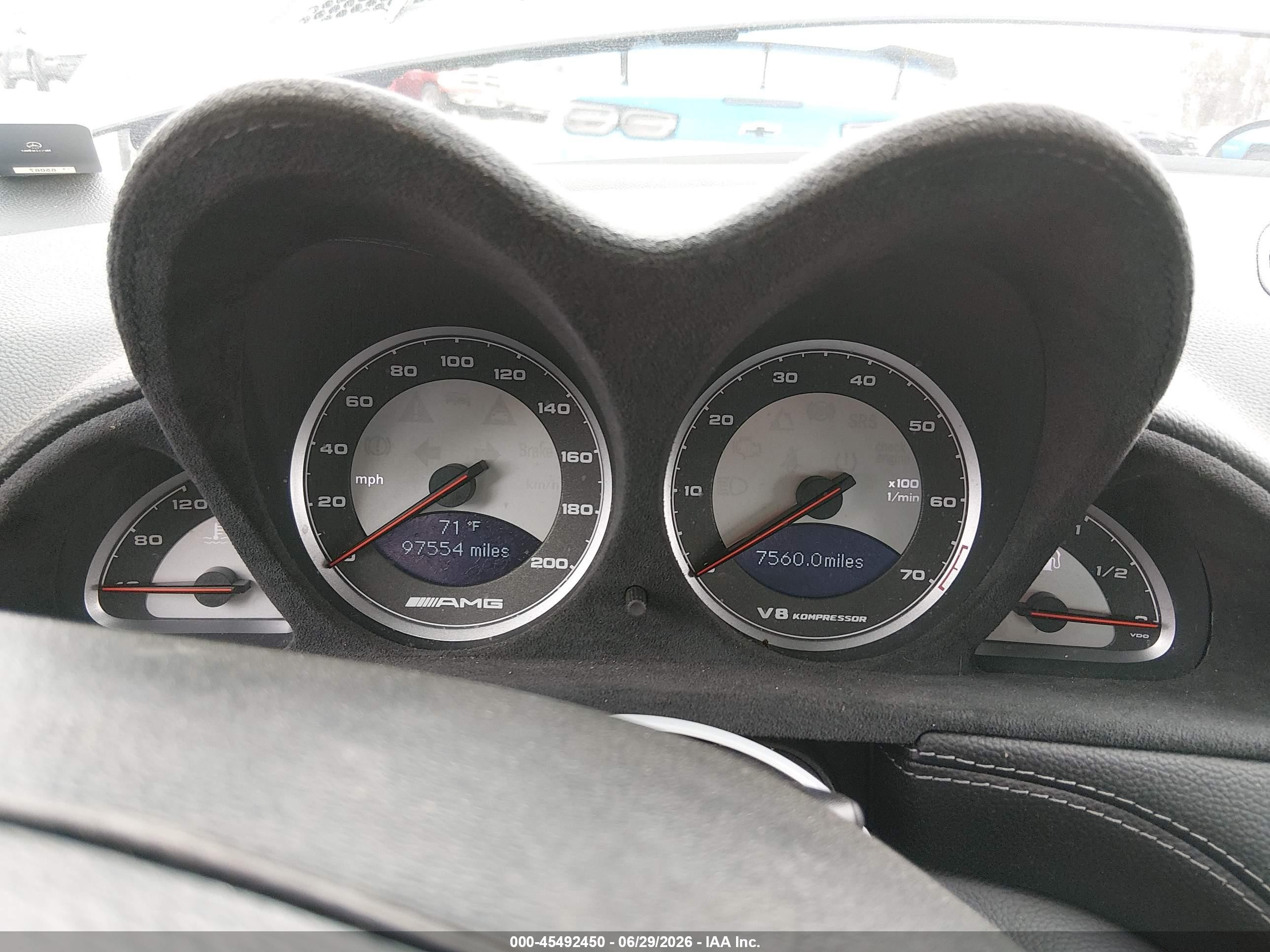 2006 Mercedes-benz Sl 55 Amg   Black vin: WDBSK74FX6F115039