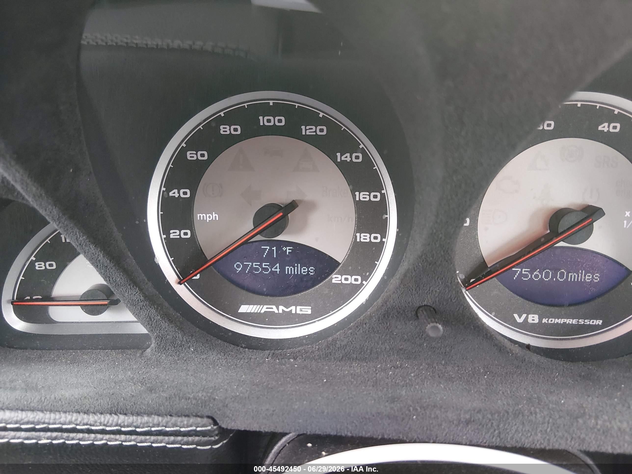 2006 Mercedes-benz Sl 55 Amg   Black vin: WDBSK74FX6F115039