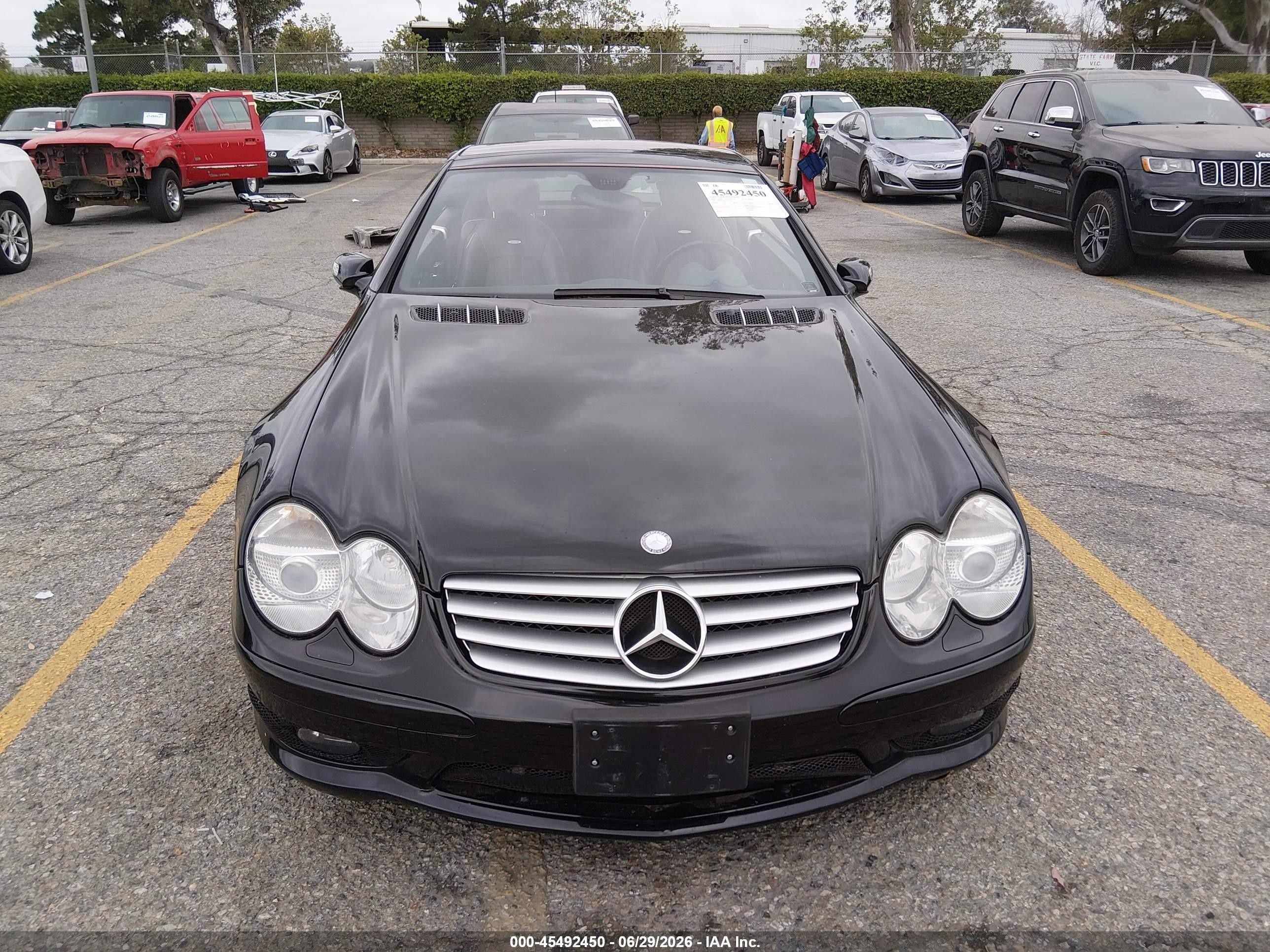 2006 Mercedes-benz Sl 55 Amg   Black vin: WDBSK74FX6F115039