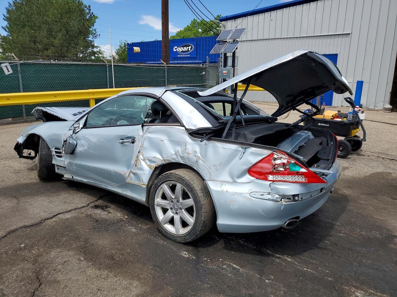 2003 Mercedes-benz Sl 500r Серебряный vin: WDBSK75F03F005868