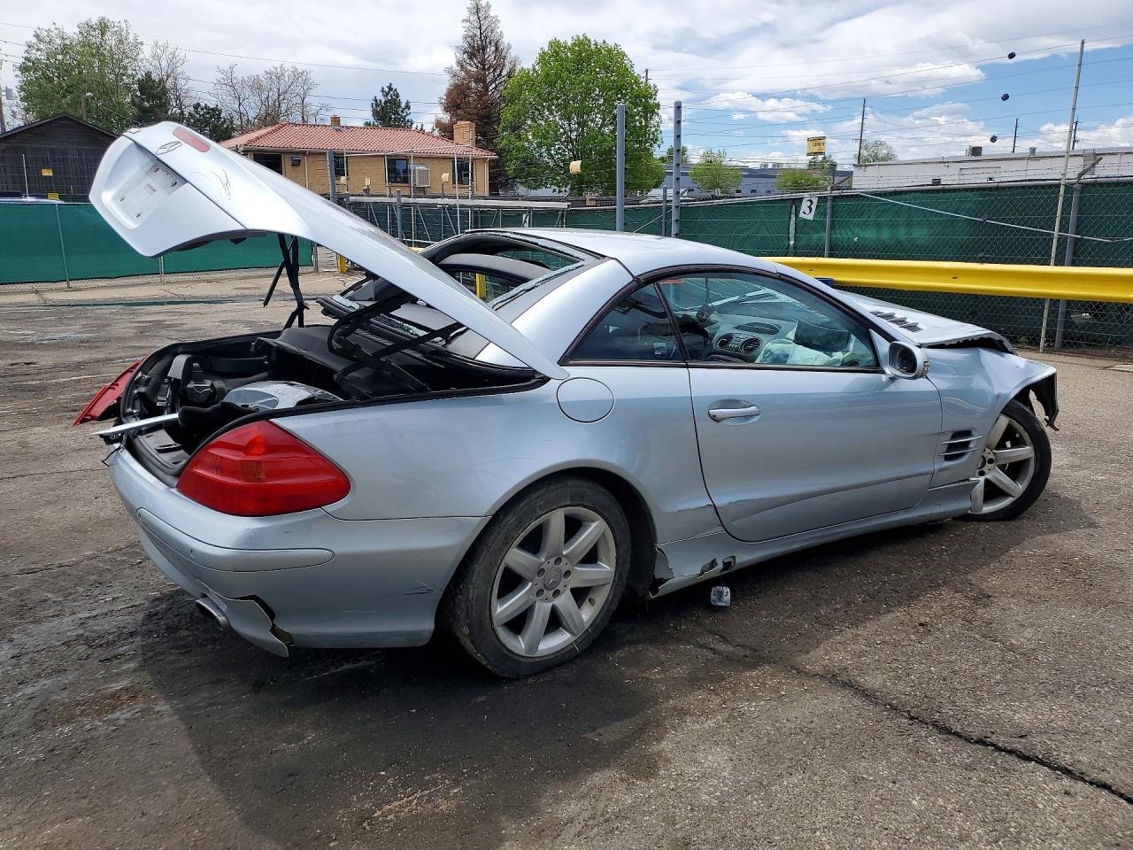 2003 Mercedes-benz Sl 500r Серебряный vin: WDBSK75F03F005868