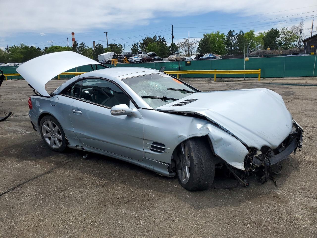2003 Mercedes-benz Sl 500r Серебряный vin: WDBSK75F03F005868