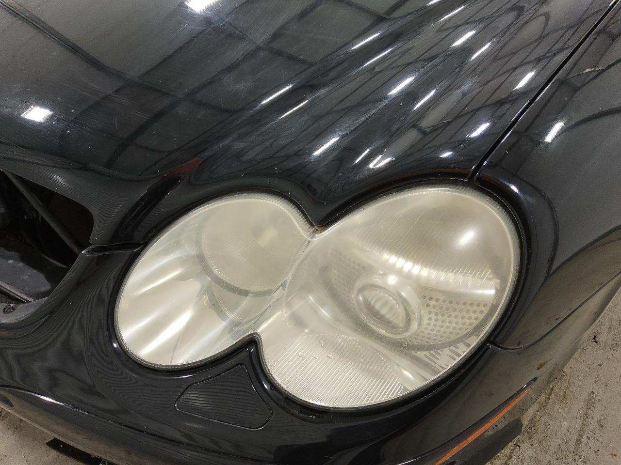 2003 Mercedes-benz Sl 500r Black vin: WDBSK75F03F007670 Damage: Left Head Lamp, Faded, Repair Required