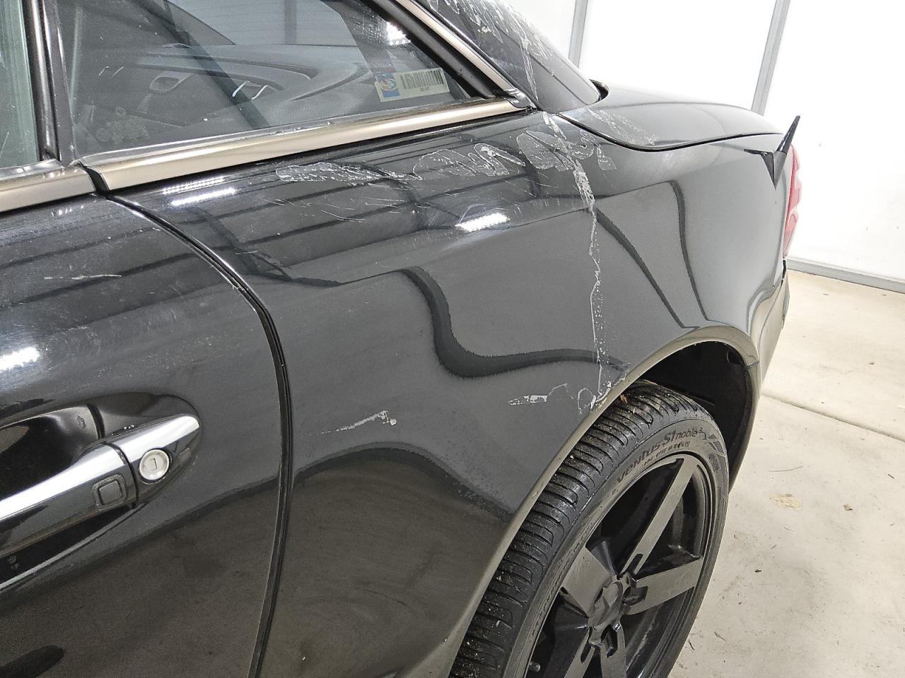 2003 Mercedes-benz Sl 500r Black vin: WDBSK75F03F007670 Damage: Left Qtr Panel, Peeling, > 12 Inches