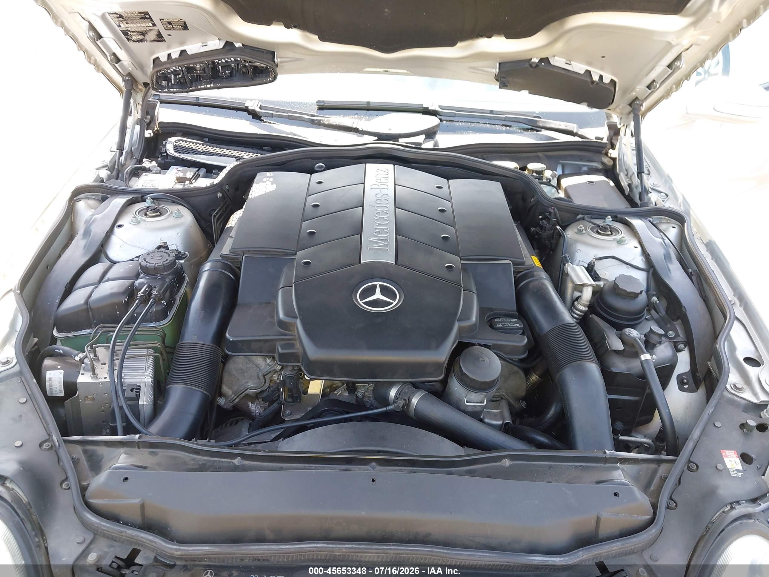 2003 Mercedes-benz Sl 500 Silver vin: WDBSK75F03F020063
