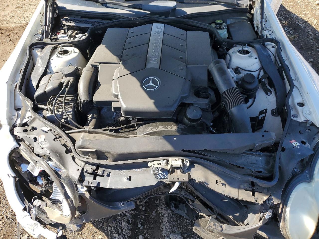 2003 Mercedes-benz Sl 500r White vin: WDBSK75F03F034397