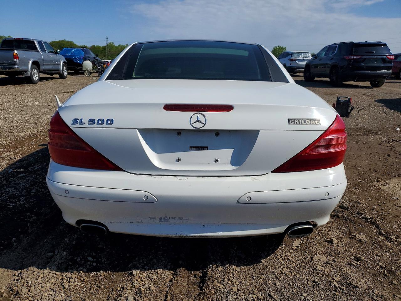 2003 Mercedes-benz Sl 500r White vin: WDBSK75F03F034397