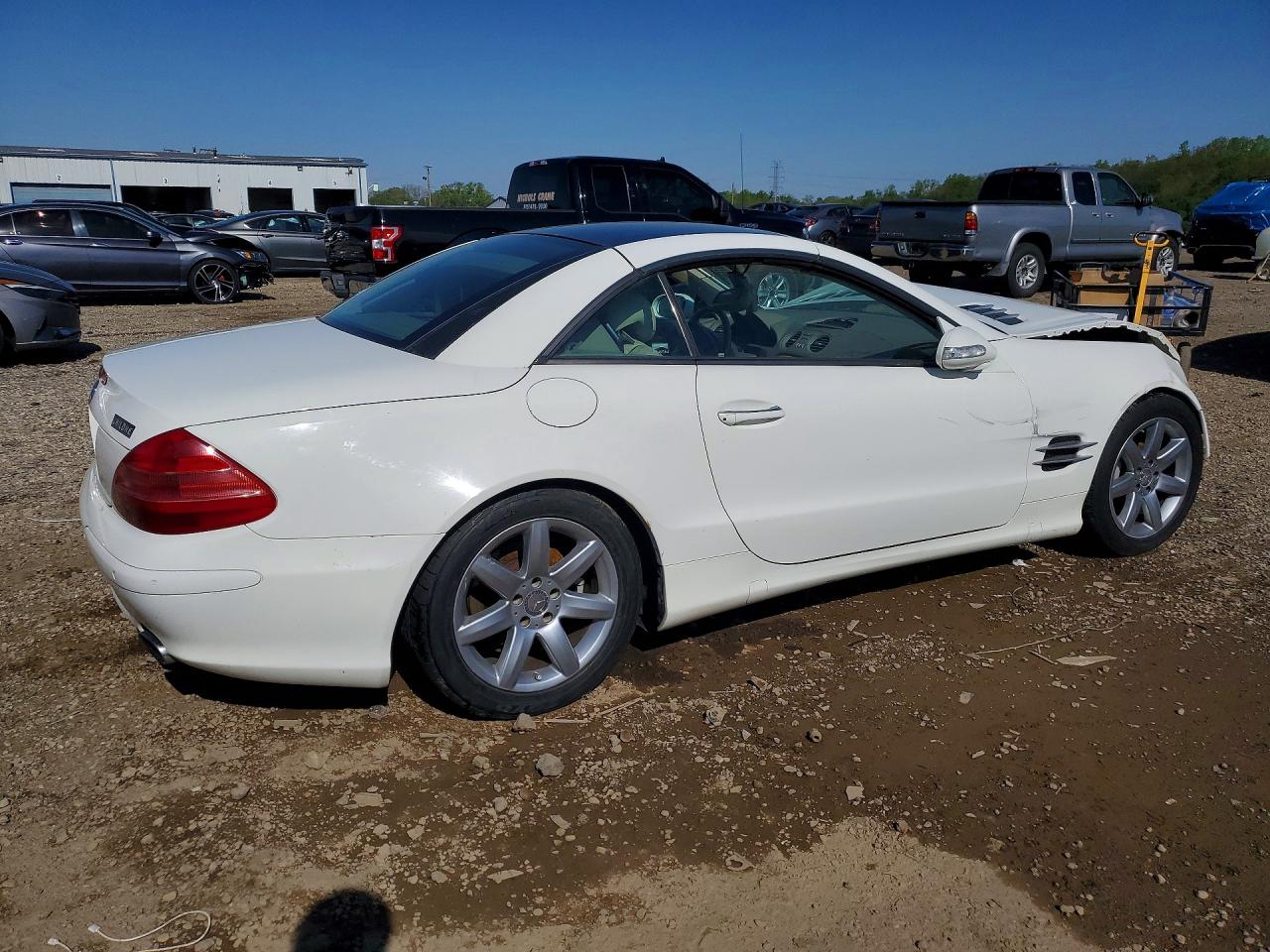 2003 Mercedes-benz Sl 500r White vin: WDBSK75F03F034397