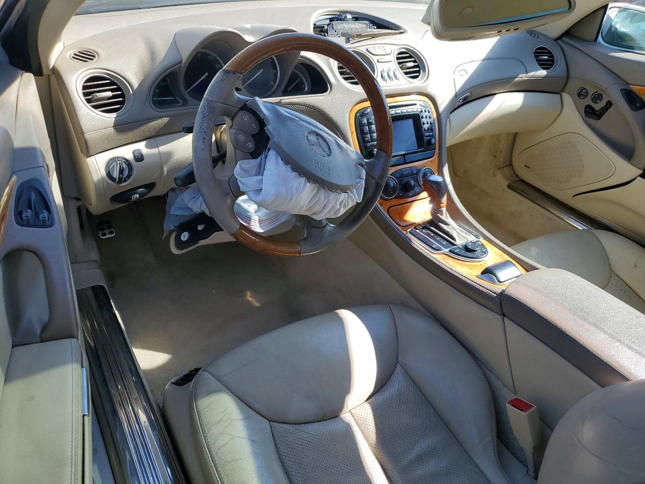 2003 Mercedes-benz Sl 500r White vin: WDBSK75F03F034397