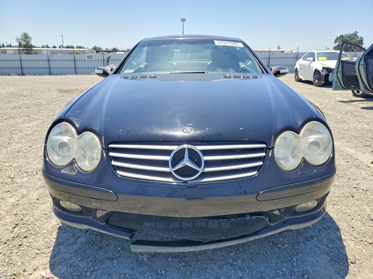 2004 Mercedes-benz Sl 500 Black vin: WDBSK75F04F064565