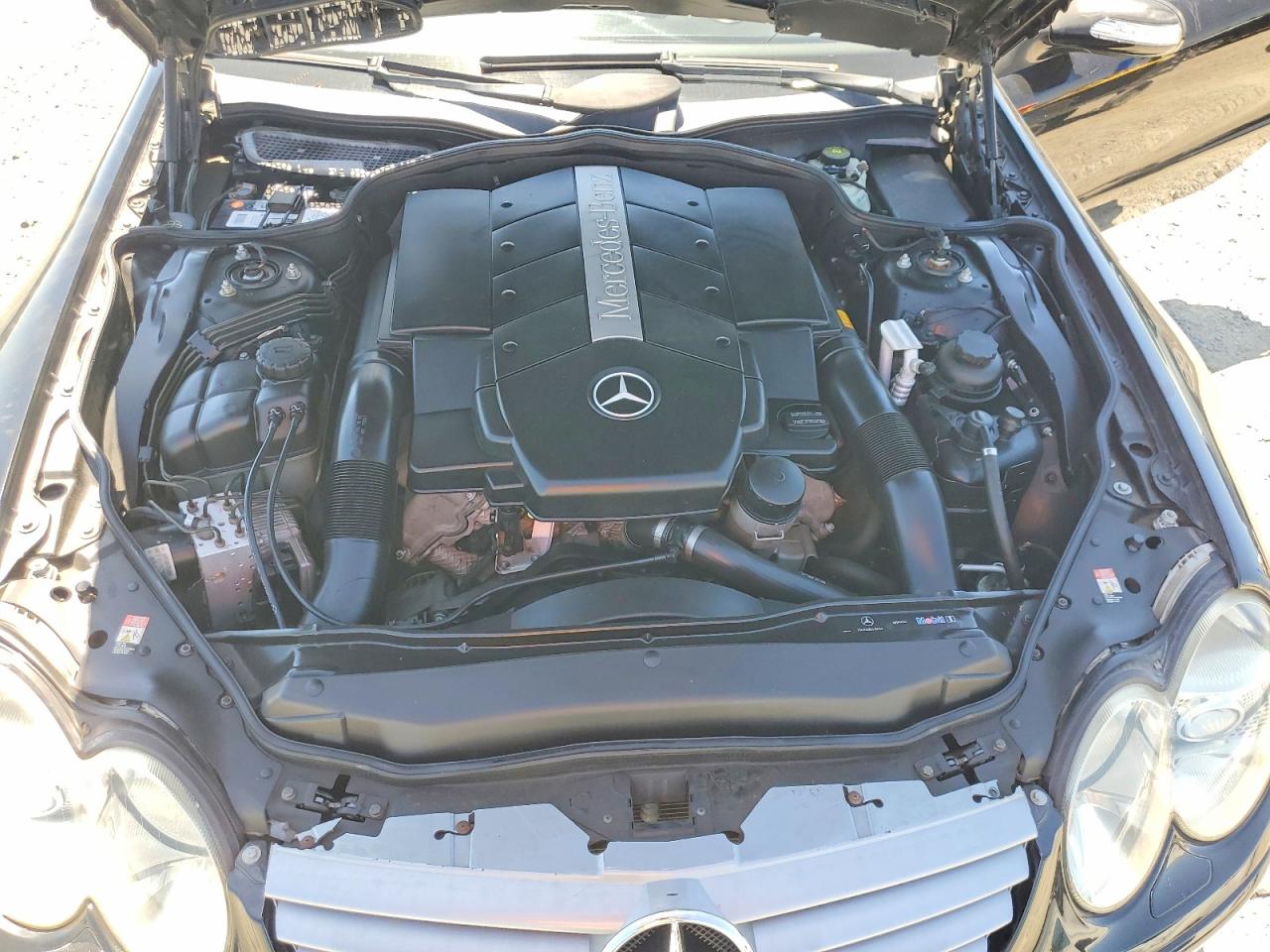 2004 Mercedes-benz Sl 500 Black vin: WDBSK75F04F064565