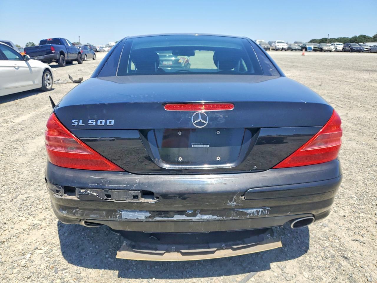 2004 Mercedes-benz Sl 500 Black vin: WDBSK75F04F064565