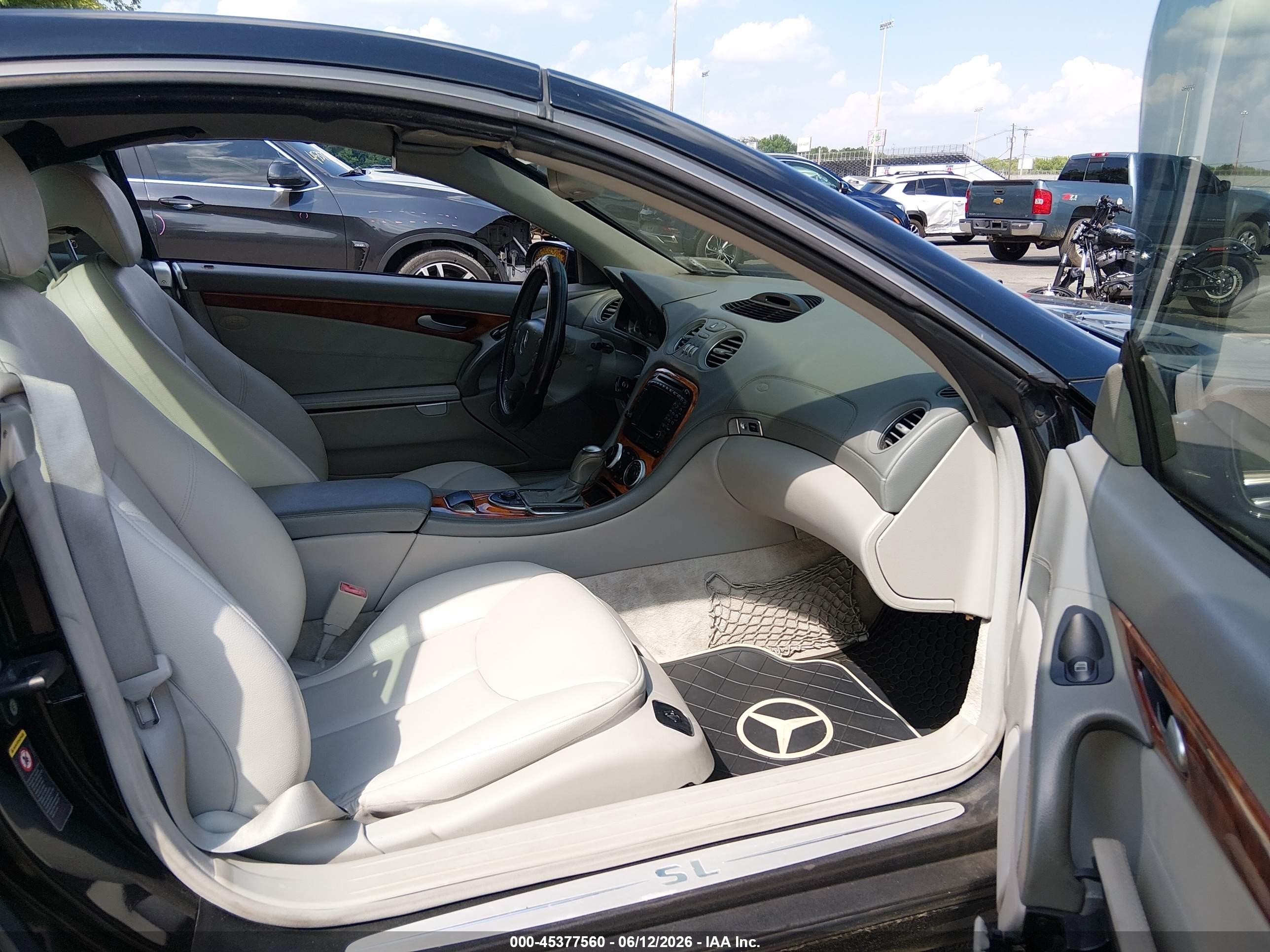 2004 Mercedes-benz Sl 500 Черный vin: WDBSK75F04F072410
