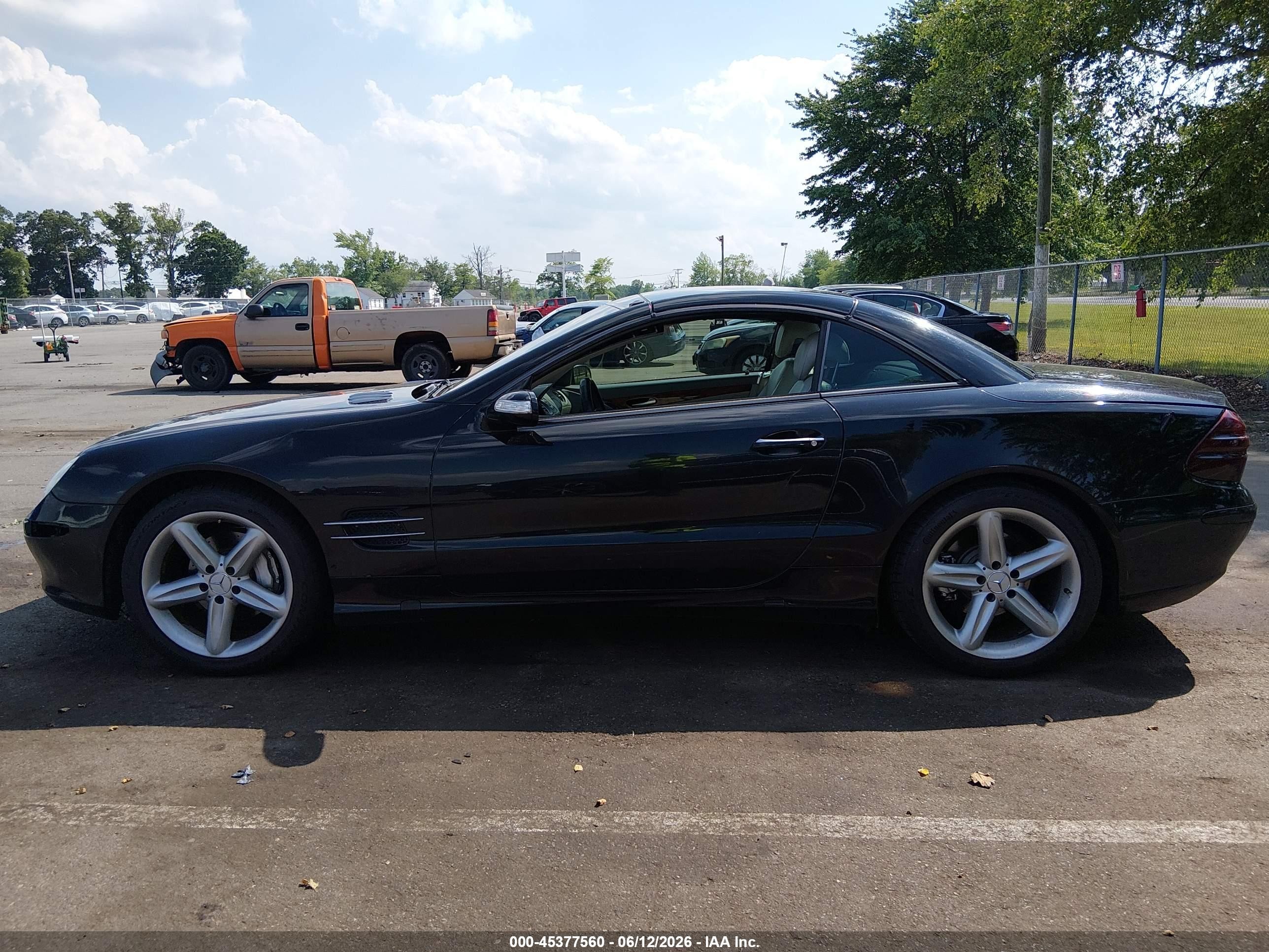2004 Mercedes-benz Sl 500 Черный vin: WDBSK75F04F072410