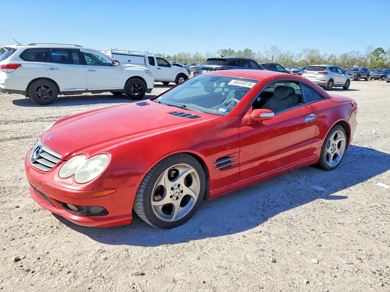 2005 Mercedes-benz Sl 500 Red vin: WDBSK75F05F093808