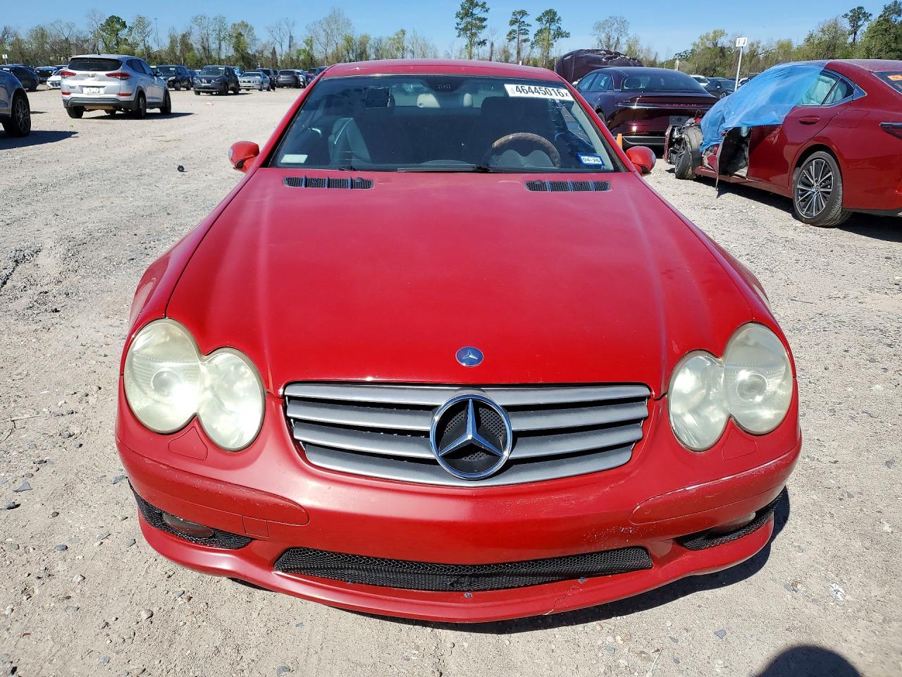 2005 Mercedes-benz Sl 500 Red vin: WDBSK75F05F093808