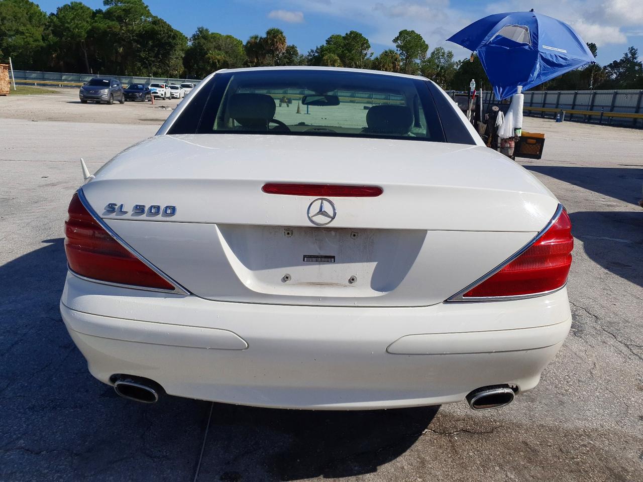 2005 Mercedes-benz Sl 500 Белый vin: WDBSK75F05F098930