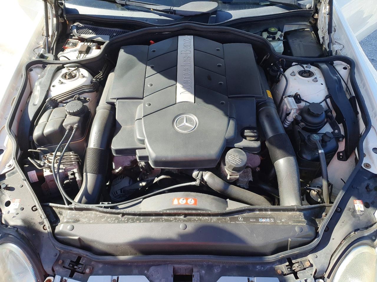 2005 Mercedes-benz Sl 500 Белый vin: WDBSK75F05F098930