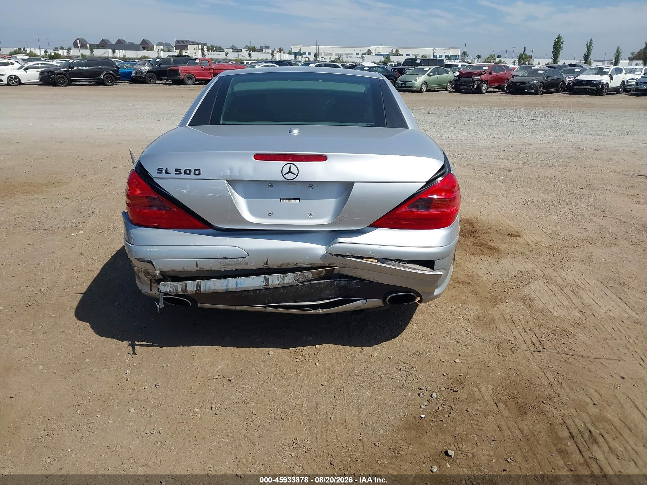 2006 Mercedes-benz Sl 500   Silver vin: WDBSK75F06F109538