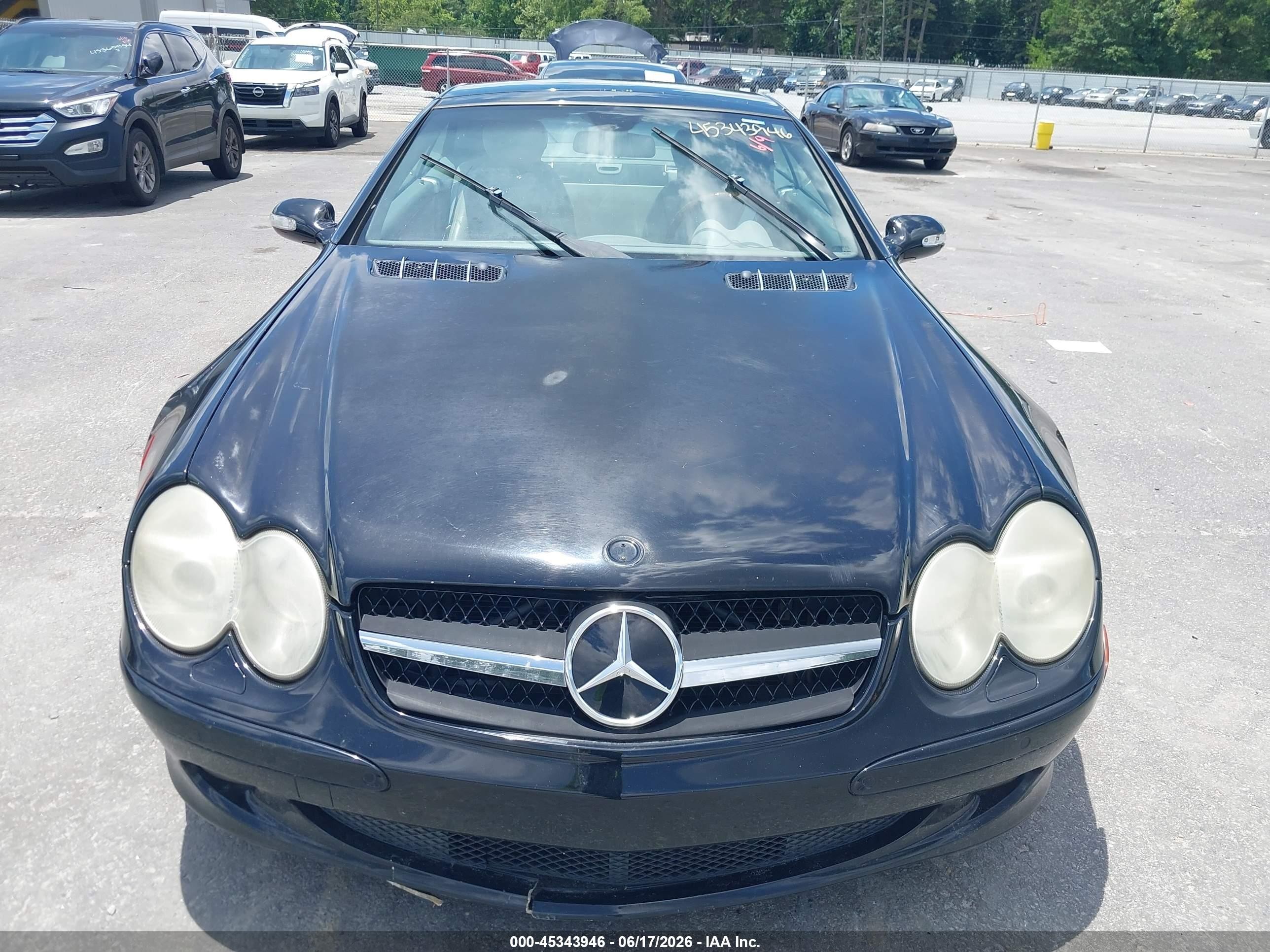 2003 Mercedes-benz Sl 500   Black vin: WDBSK75F13F021917