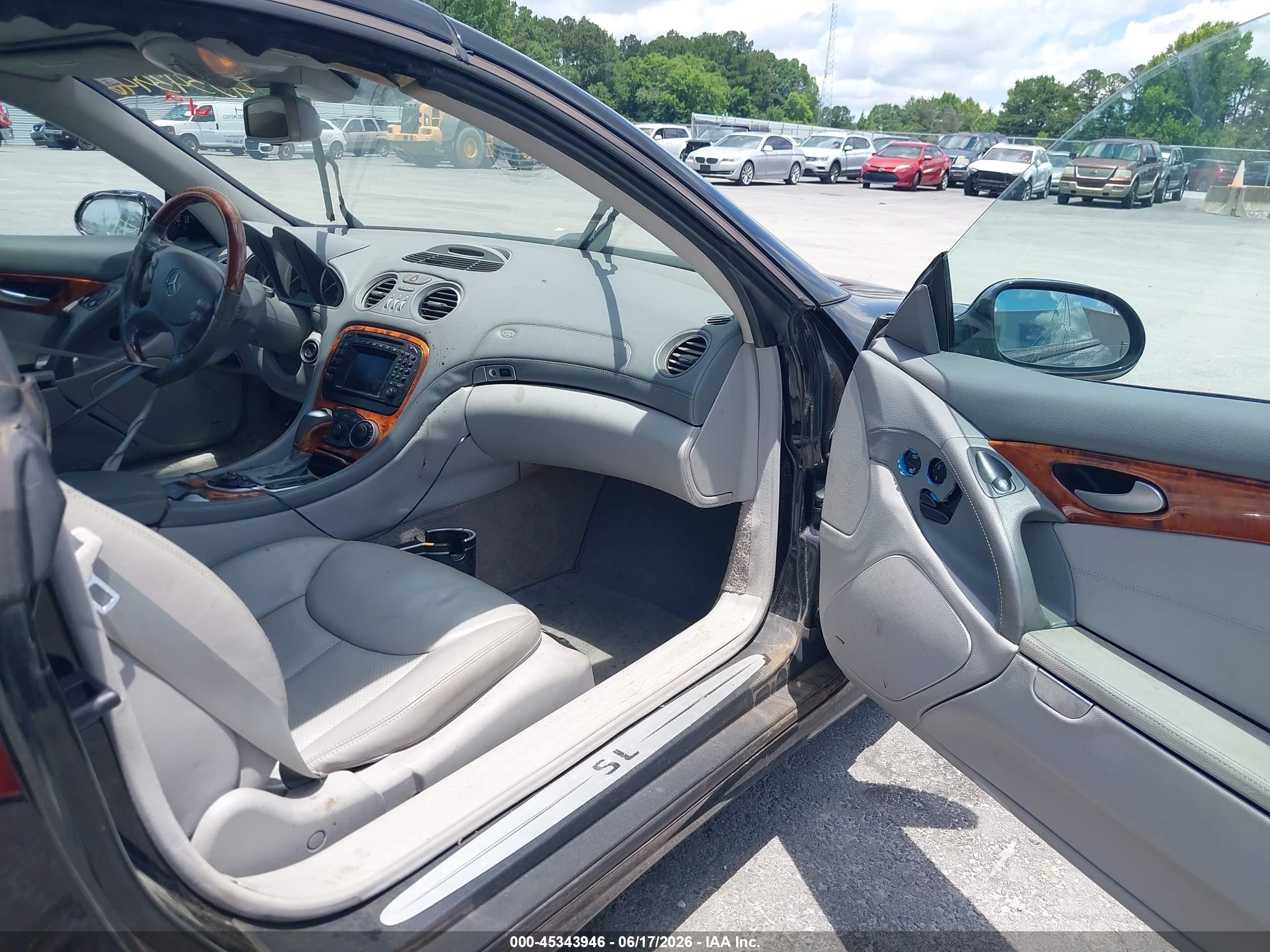 2003 Mercedes-benz Sl 500   Black vin: WDBSK75F13F021917
