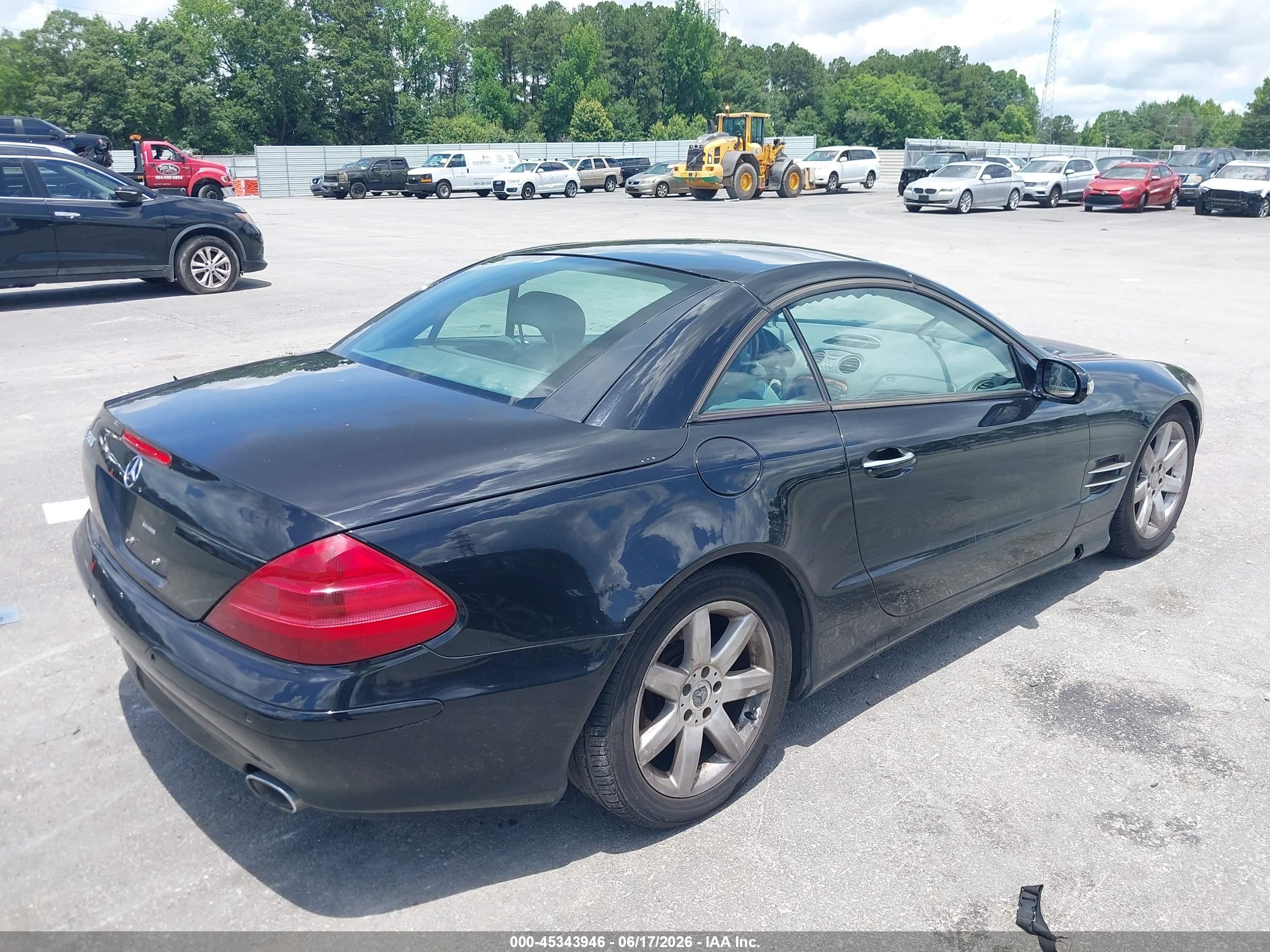 2003 Mercedes-benz Sl 500   Black vin: WDBSK75F13F021917