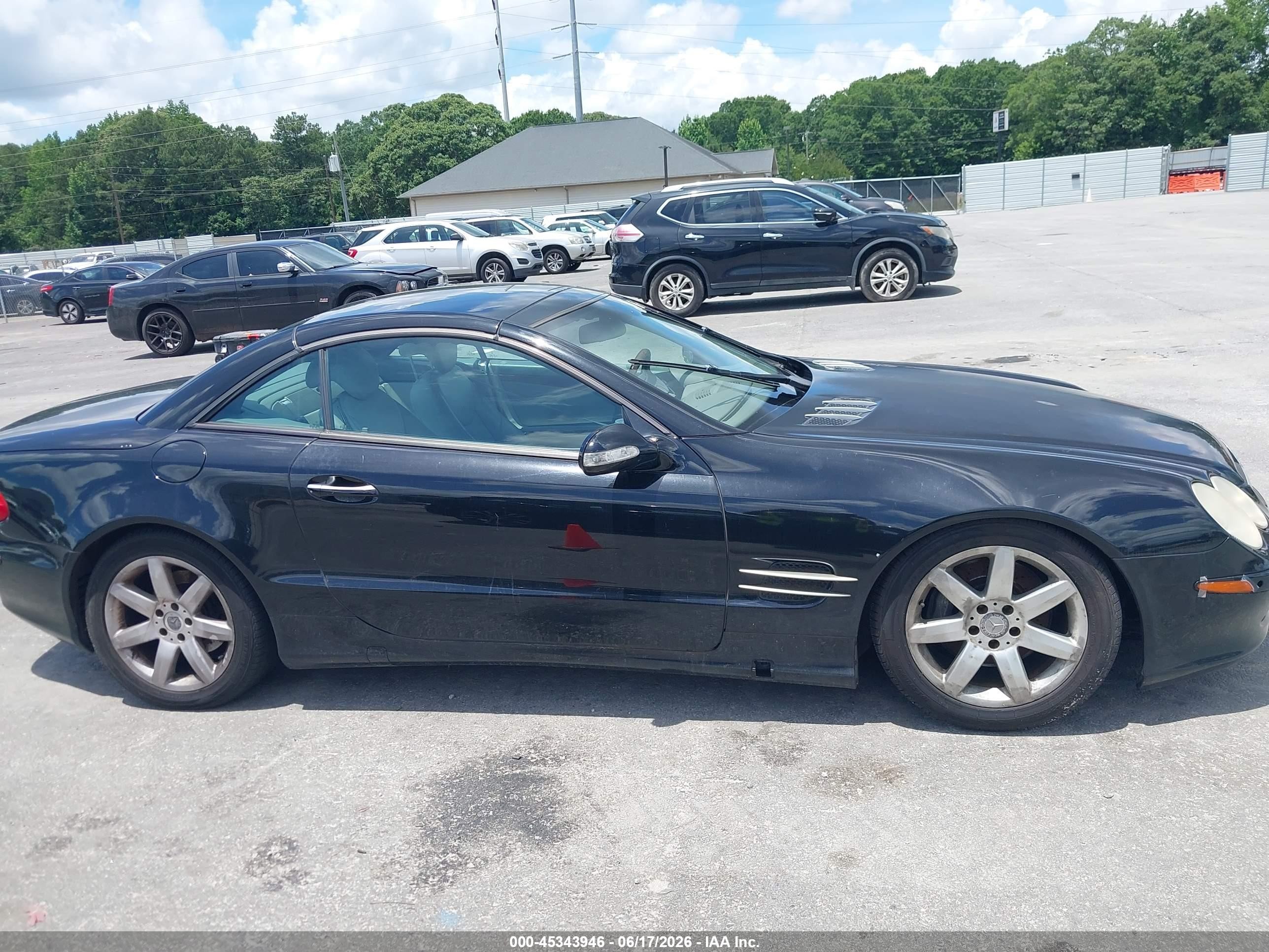 2003 Mercedes-benz Sl 500   Black vin: WDBSK75F13F021917