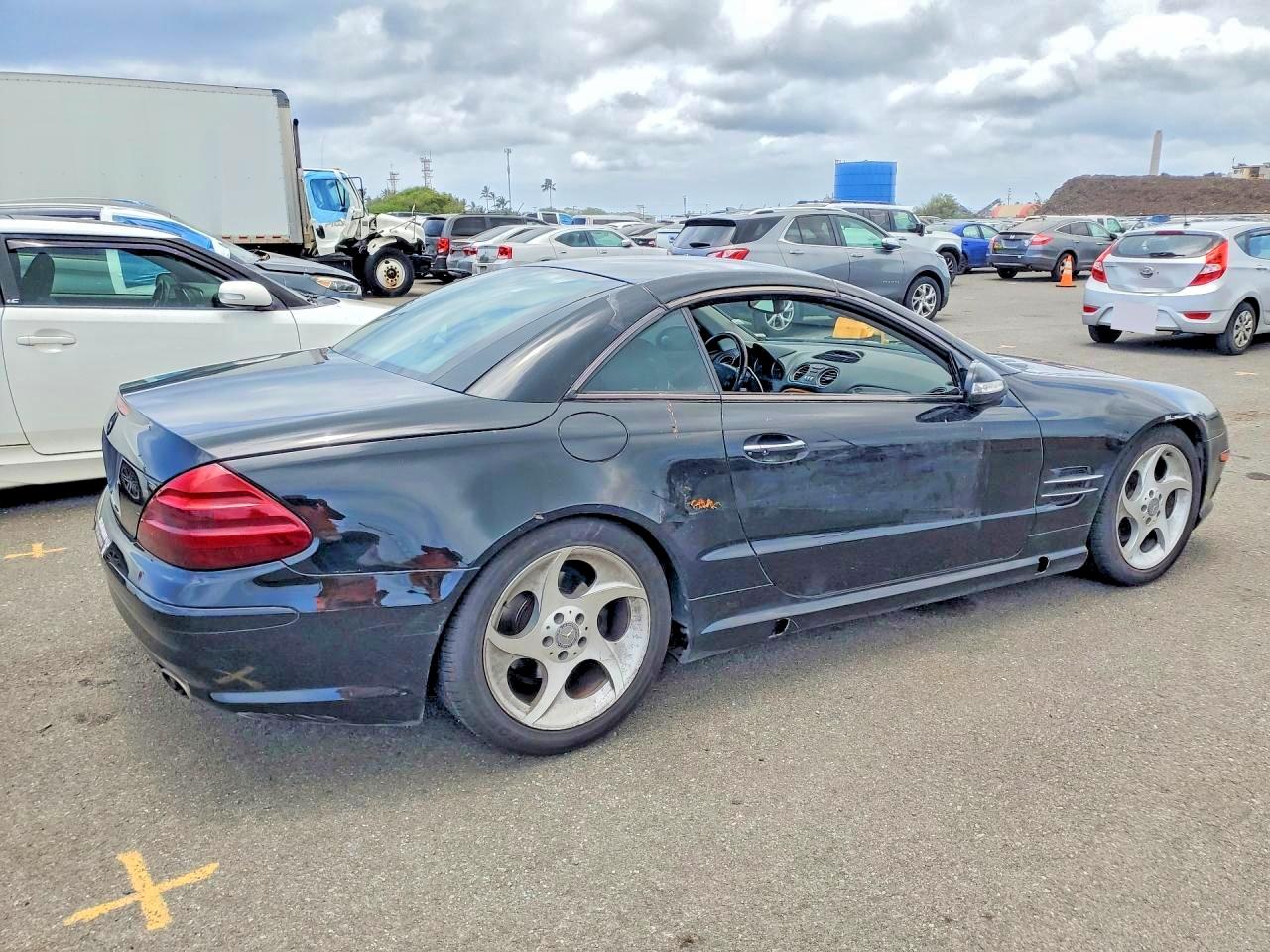 2003 Mercedes-benz Sl 500r Черный vin: WDBSK75F13F043027