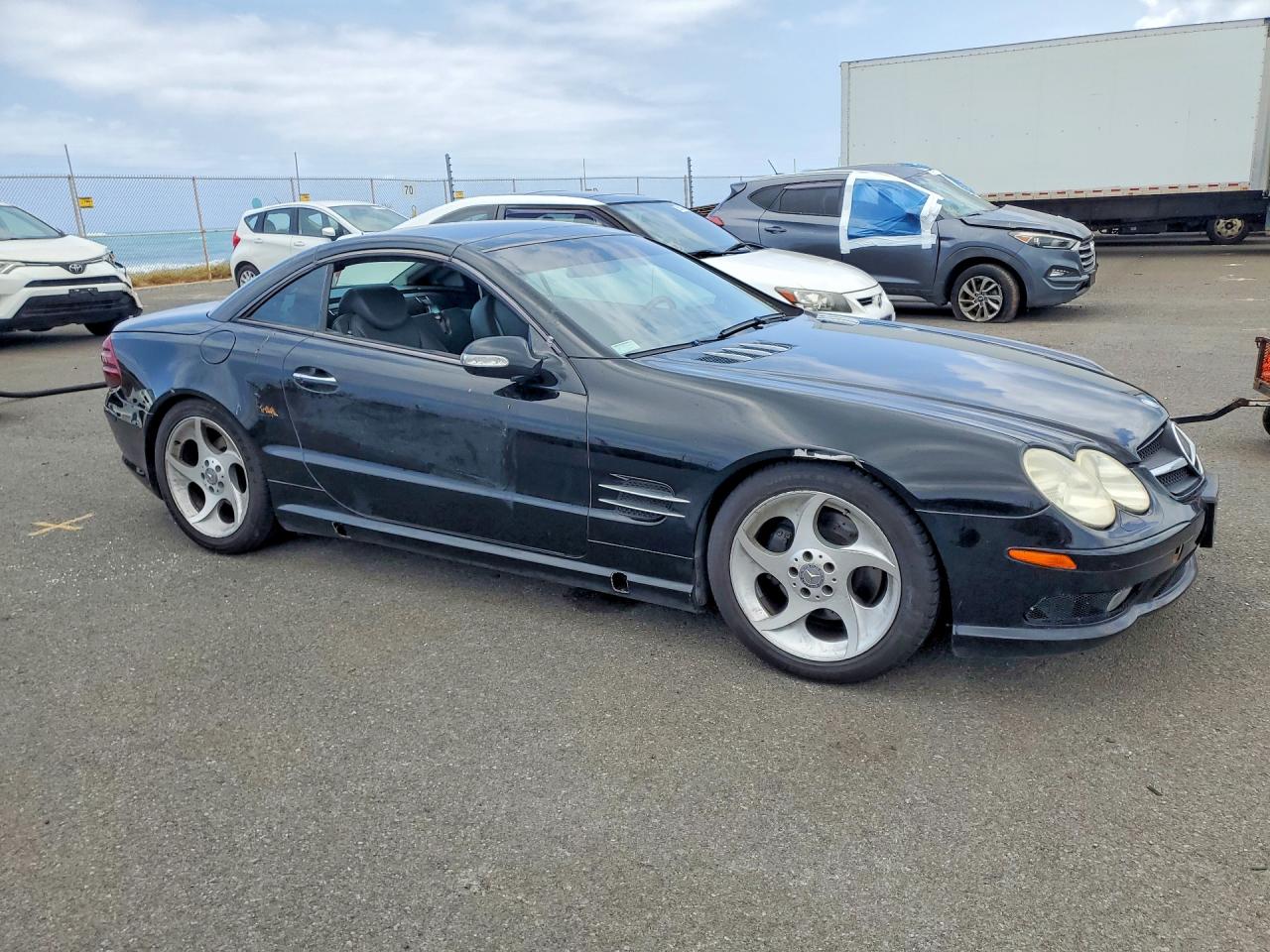 2003 Mercedes-benz Sl 500r Черный vin: WDBSK75F13F043027