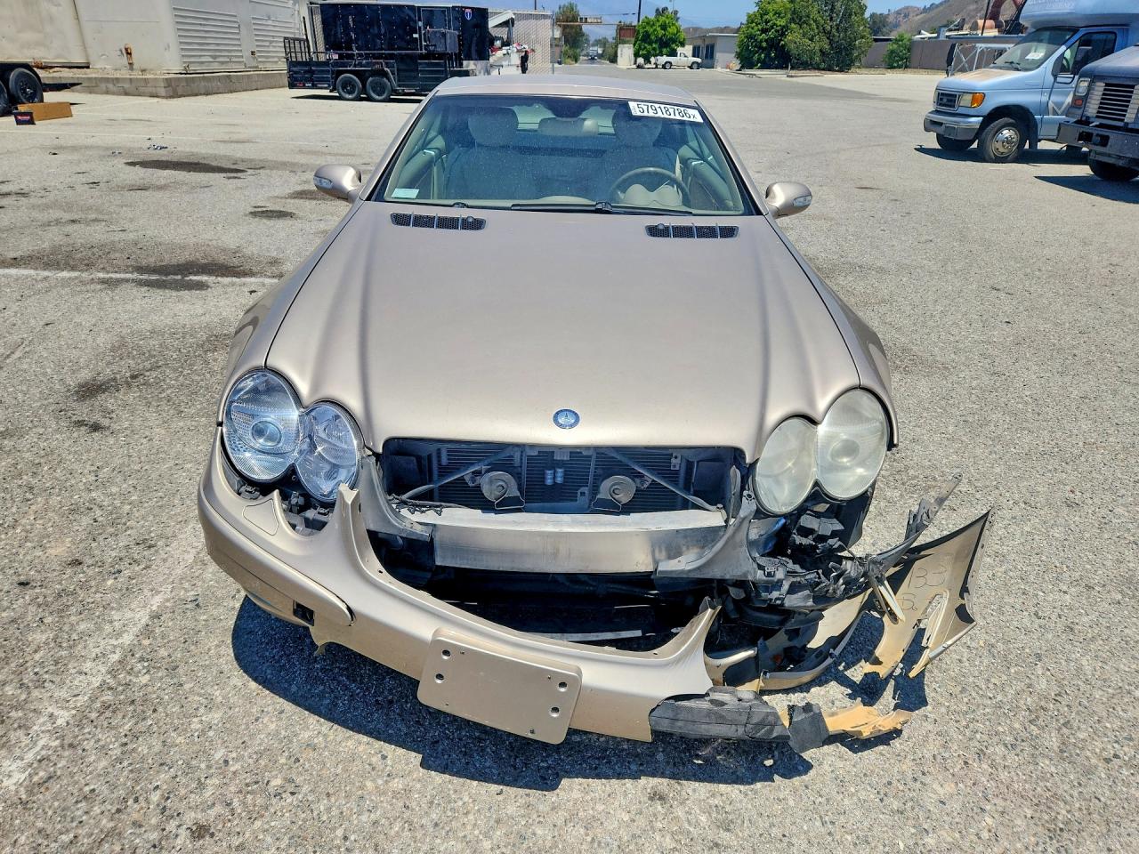 2003 Mercedes-benz Sl 500r Gold vin: WDBSK75F13F046896