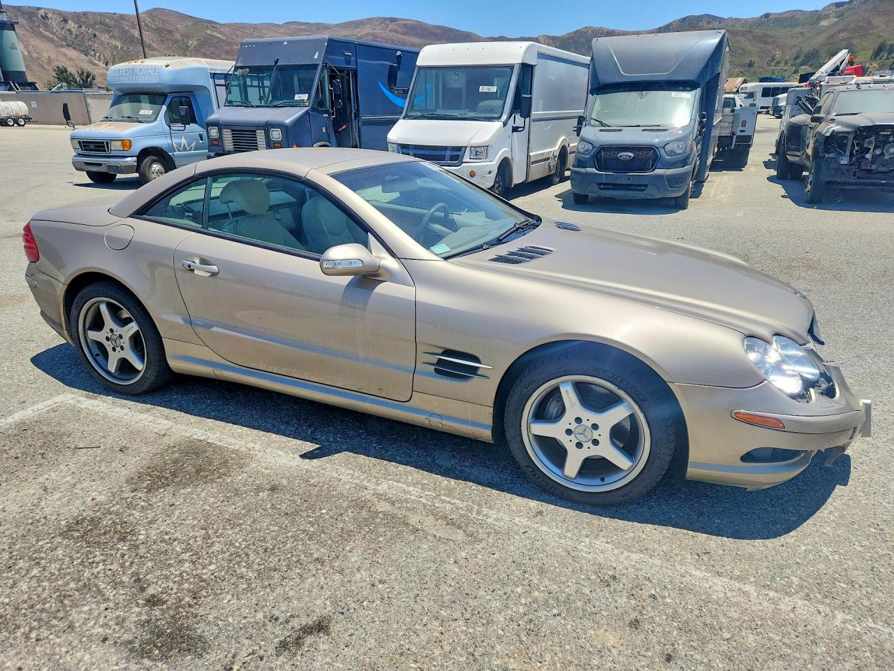 2003 Mercedes-benz Sl 500r Gold vin: WDBSK75F13F046896