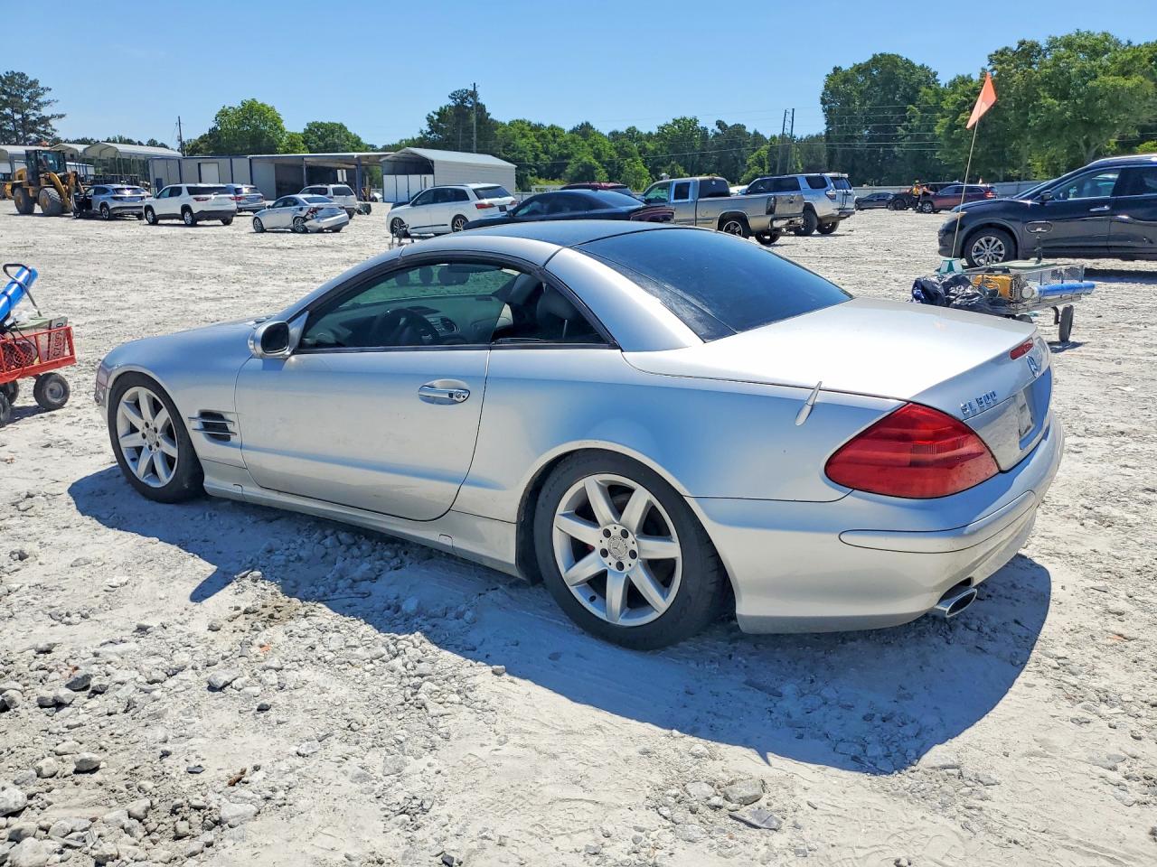 2004 Mercedes-benz Sl-class Silver vin: WDBSK75F13F049703