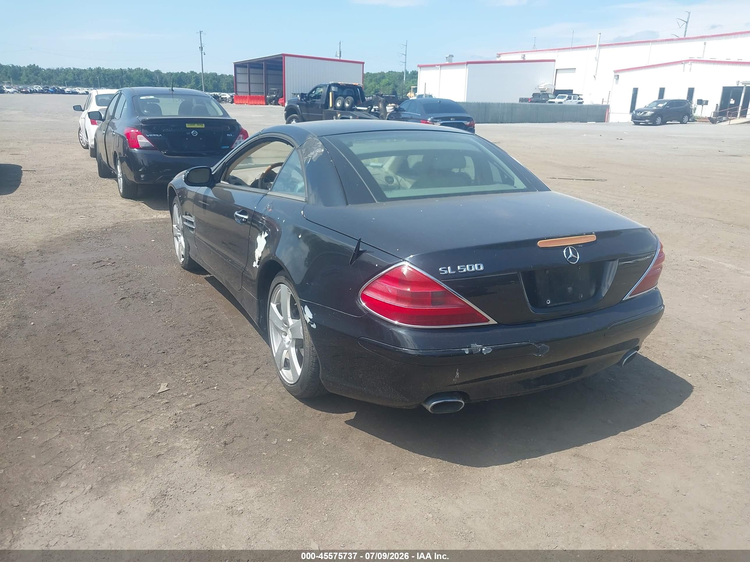 2003 Mercedes-benz Sl 500   Black vin: WDBSK75F13F059714