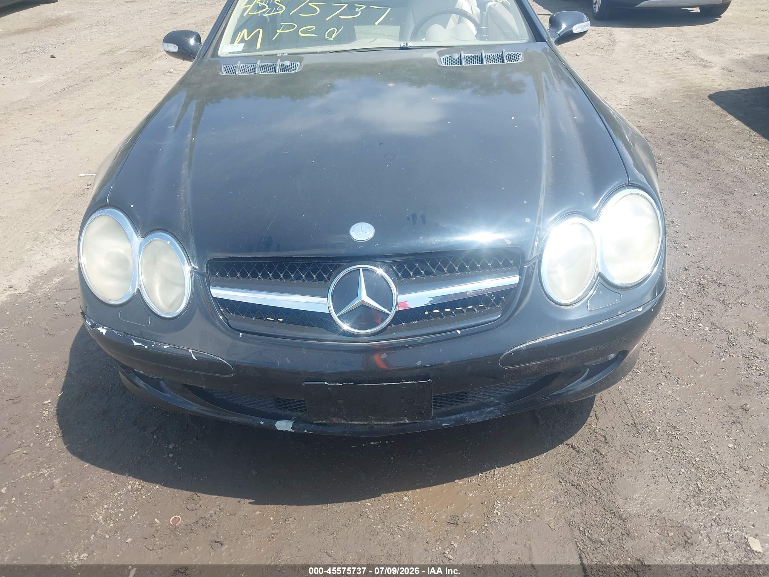 2003 Mercedes-benz Sl 500   Black vin: WDBSK75F13F059714