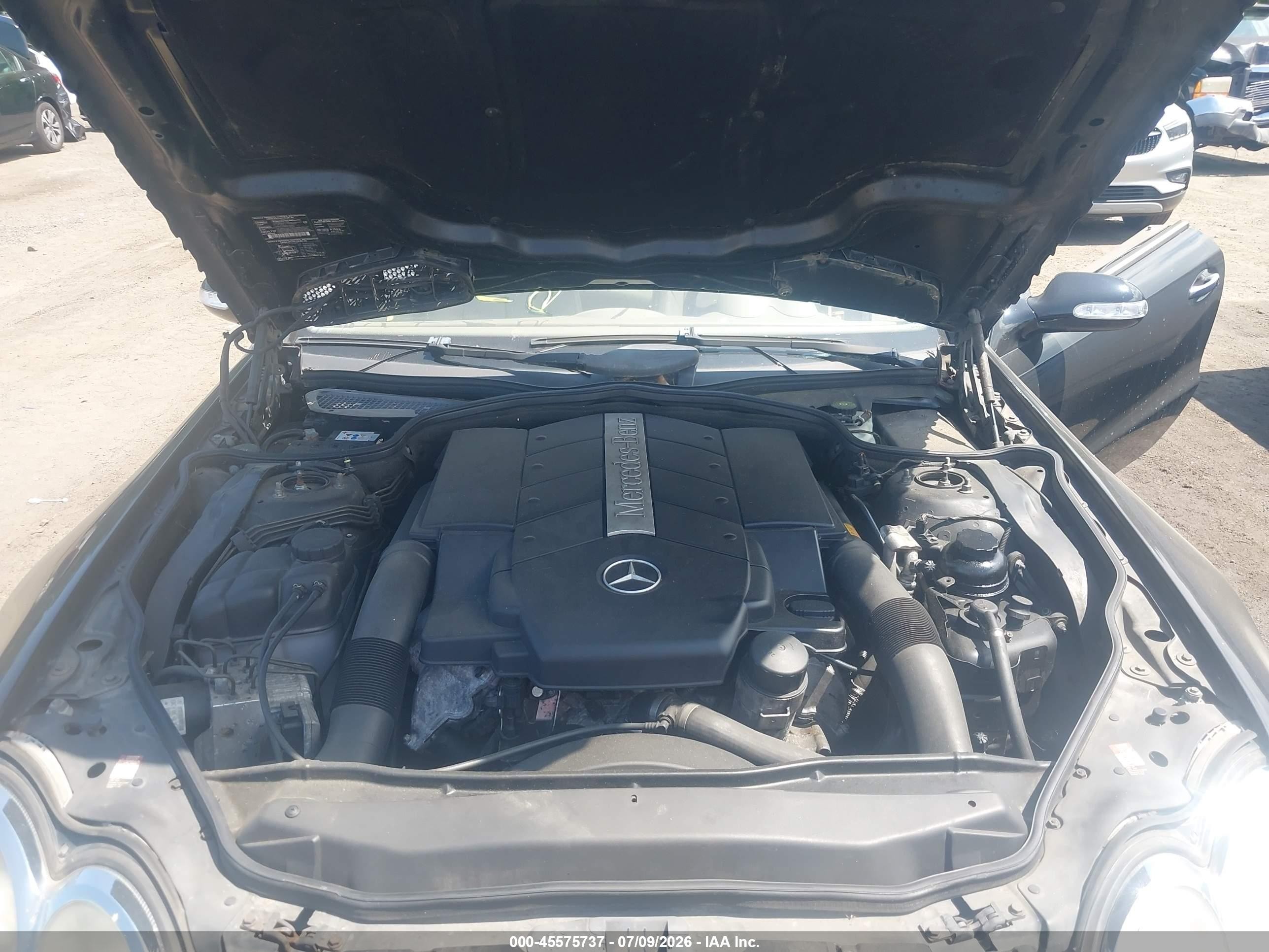 2003 Mercedes-benz Sl 500   Black vin: WDBSK75F13F059714