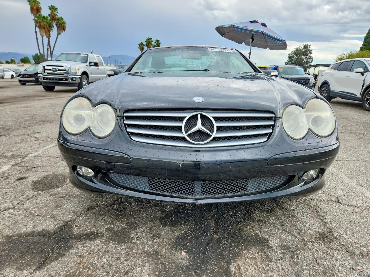 2004 Mercedes-benz Sl 500 Черный vin: WDBSK75F14F067412