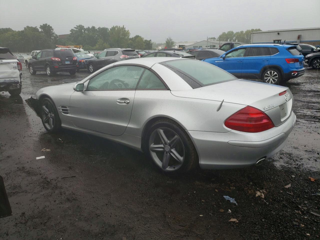 2004 Mercedes-benz Sl 500 Silver vin: WDBSK75F14F070181