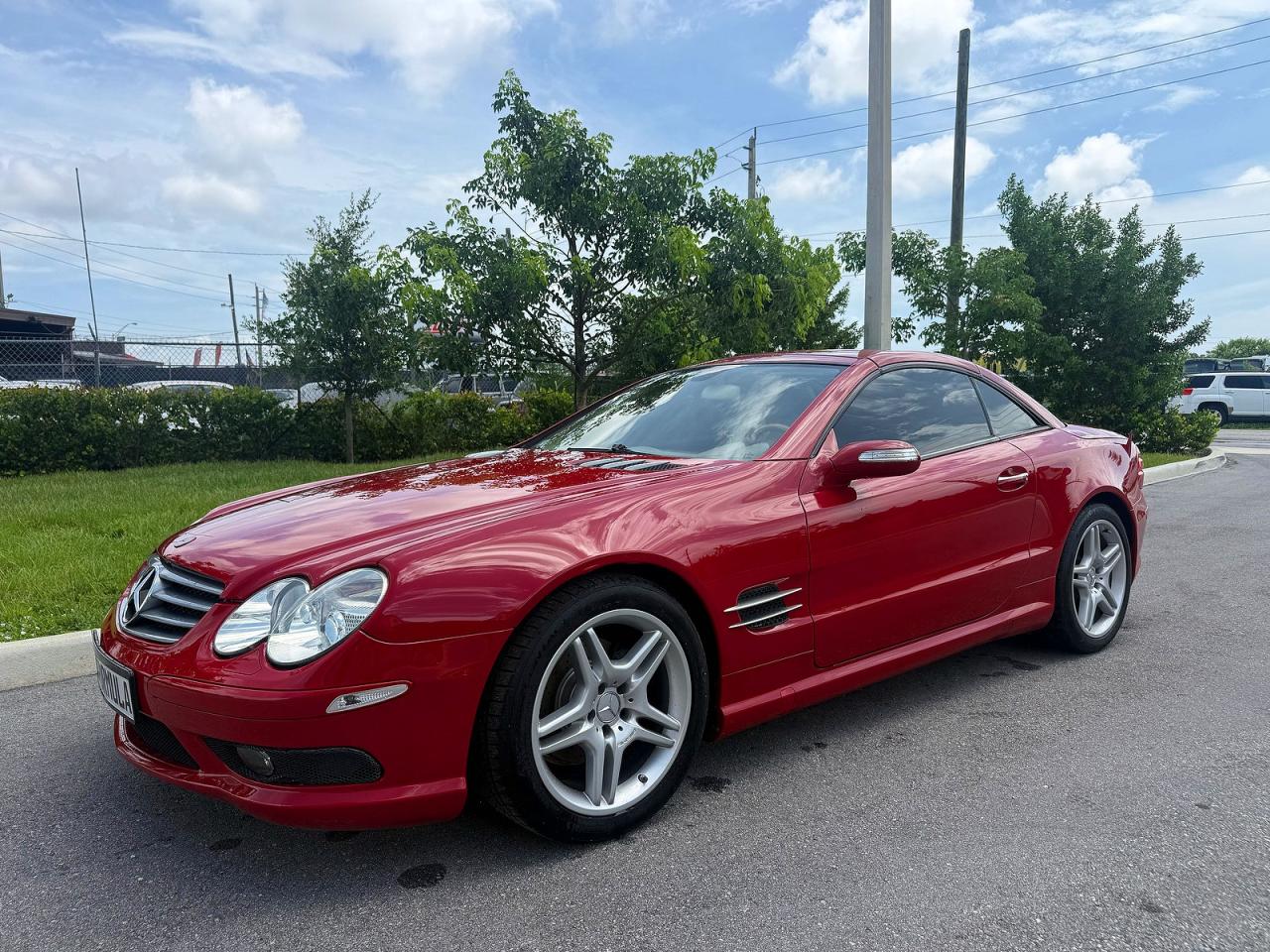 2006 Mercedes-benz Sl 500 Красный vin: WDBSK75F16F115414