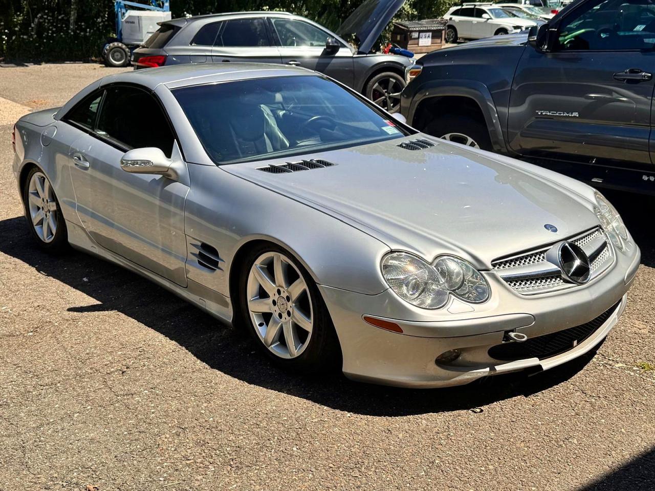 2003 Mercedes-benz Sl 500r Silver vin: WDBSK75F23F016161