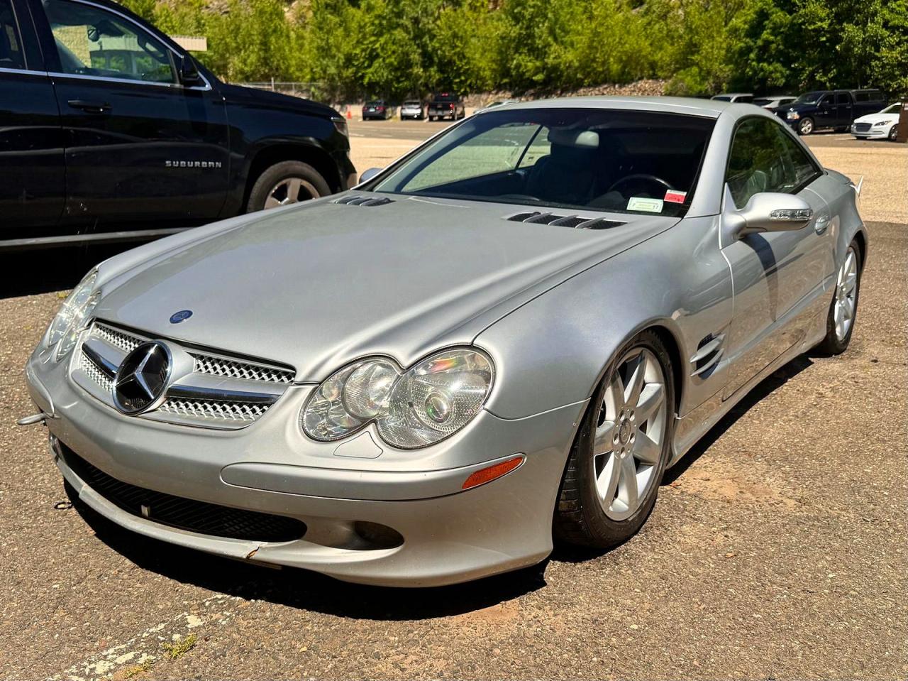 2003 Mercedes-benz Sl 500r Silver vin: WDBSK75F23F016161