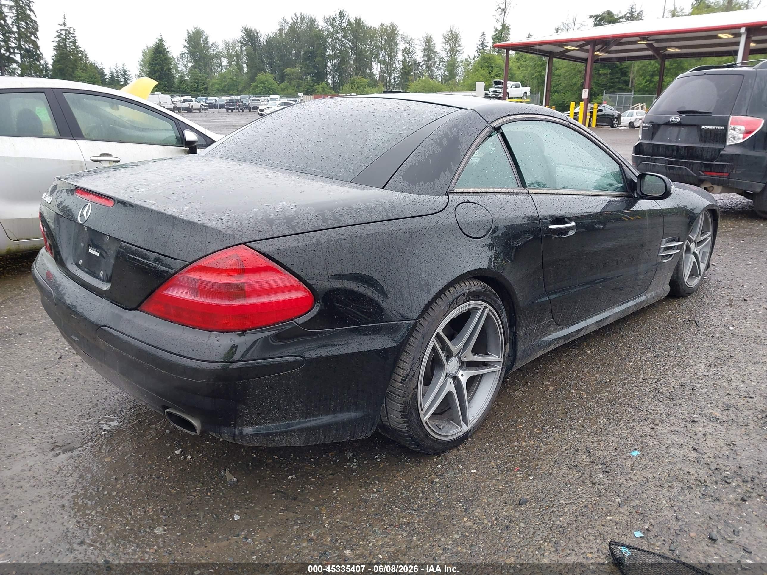 2003 Mercedes-benz Sl 500   Black vin: WDBSK75F23F027371
