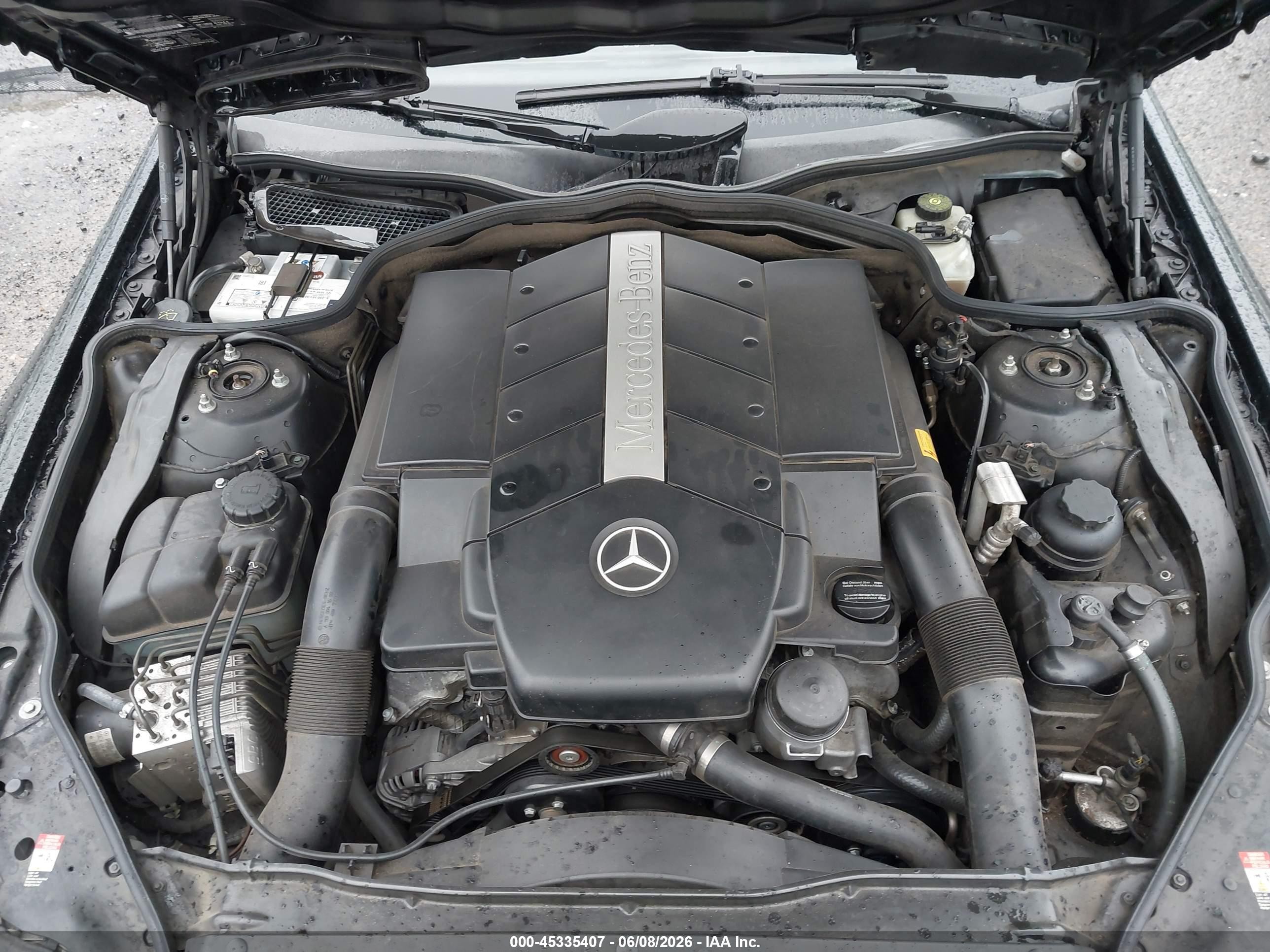 2003 Mercedes-benz Sl 500   Black vin: WDBSK75F23F027371