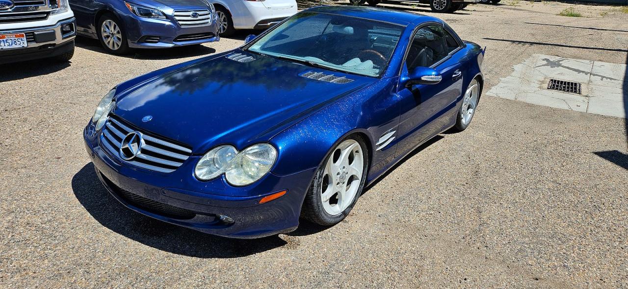 2003 Mercedes-benz Sl 500r Синий vin: WDBSK75F23F028455