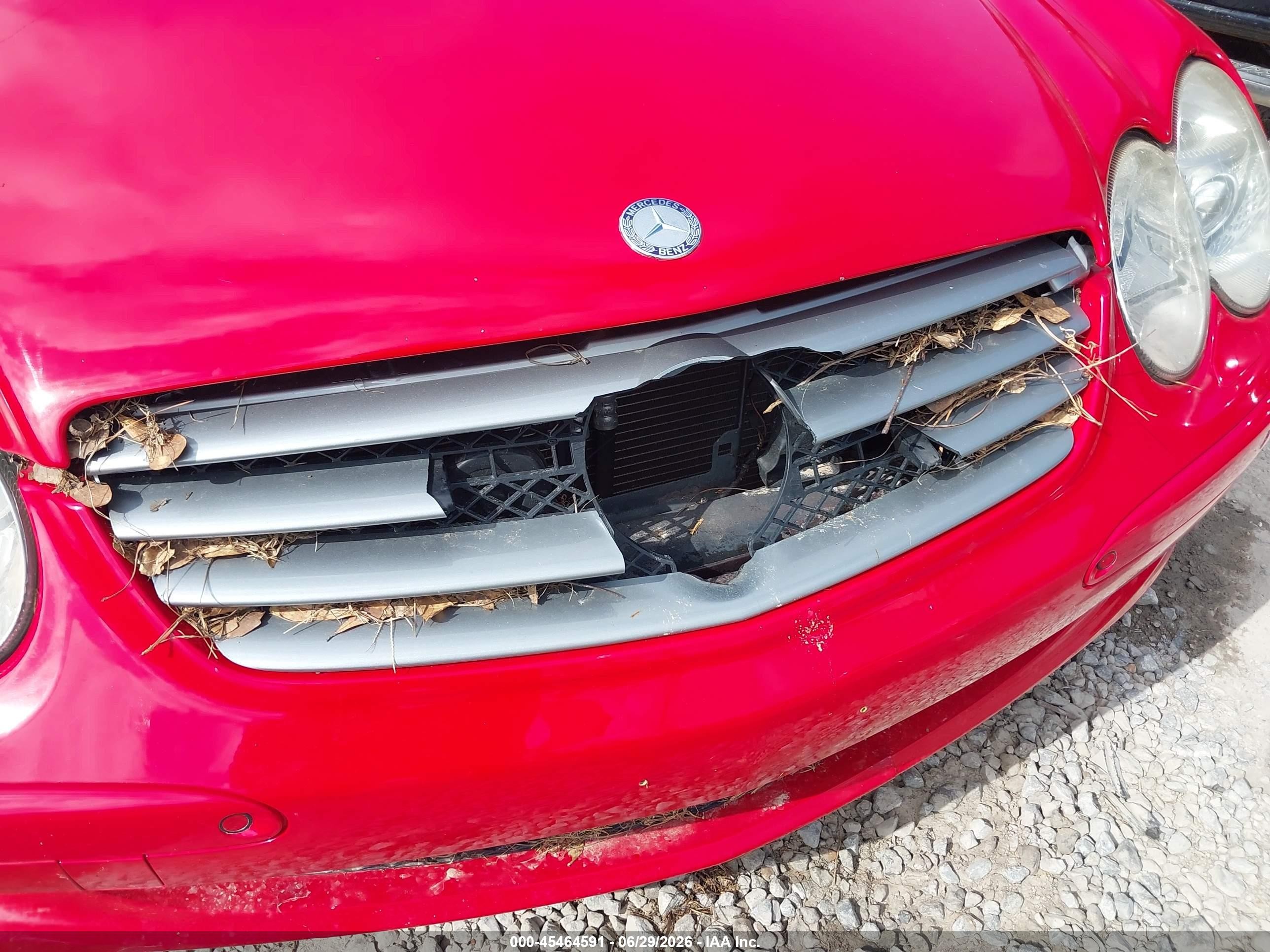 2003 Mercedes-benz Sl 500   Red vin: WDBSK75F23F040640