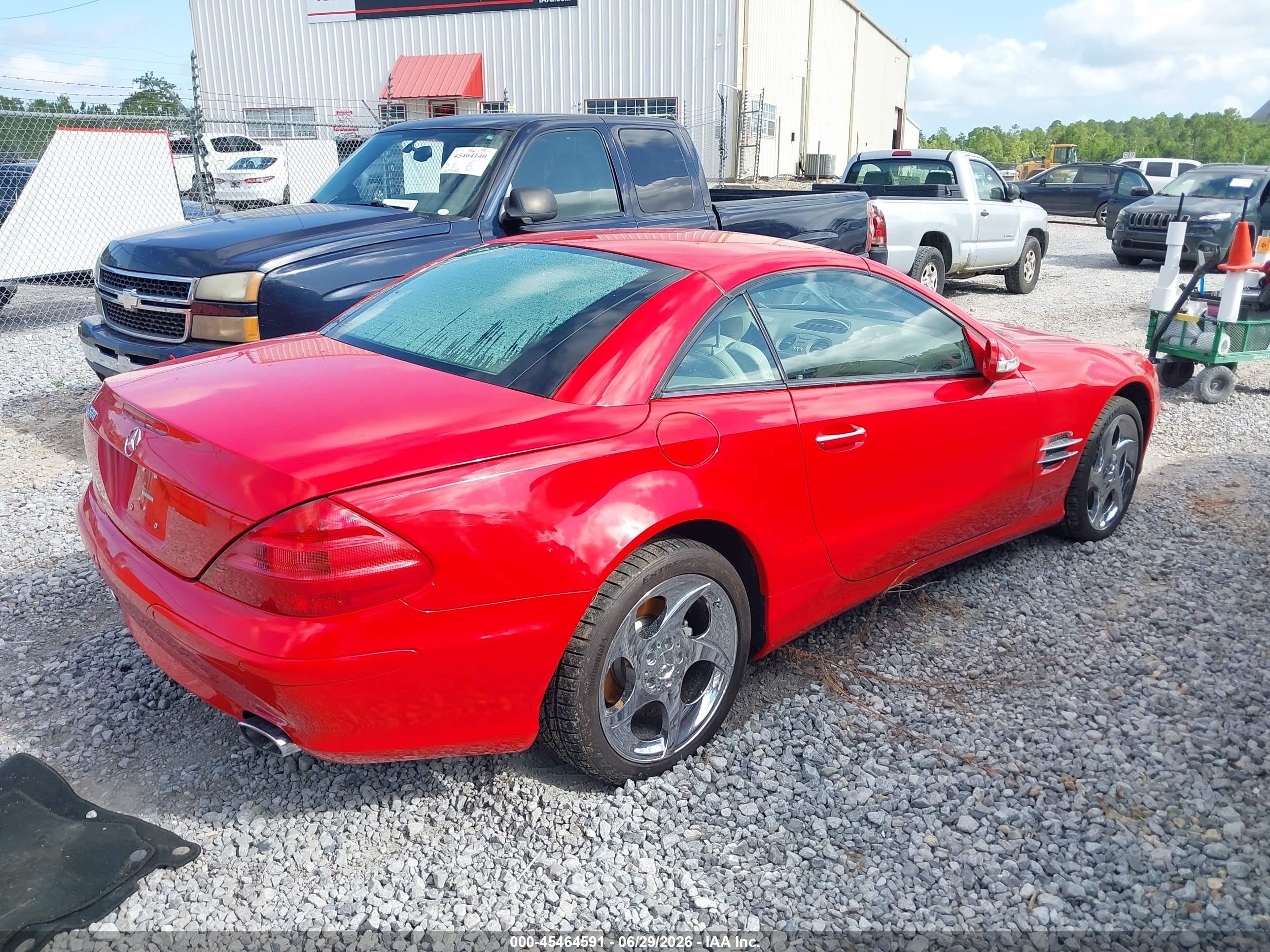 2003 Mercedes-benz Sl 500   Red vin: WDBSK75F23F040640