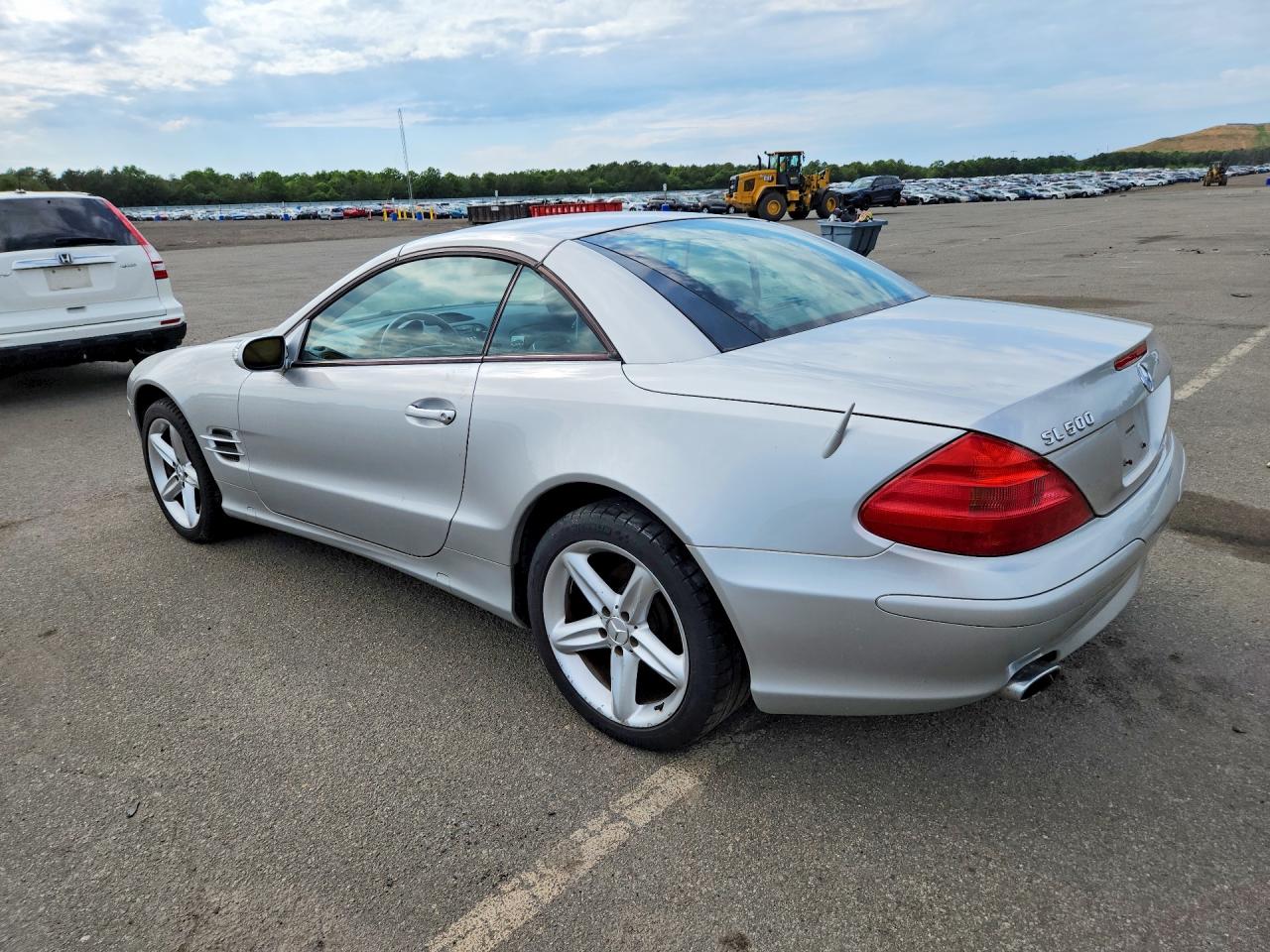 2004 Mercedes-benz Sl 500 Silver vin: WDBSK75F24F080511