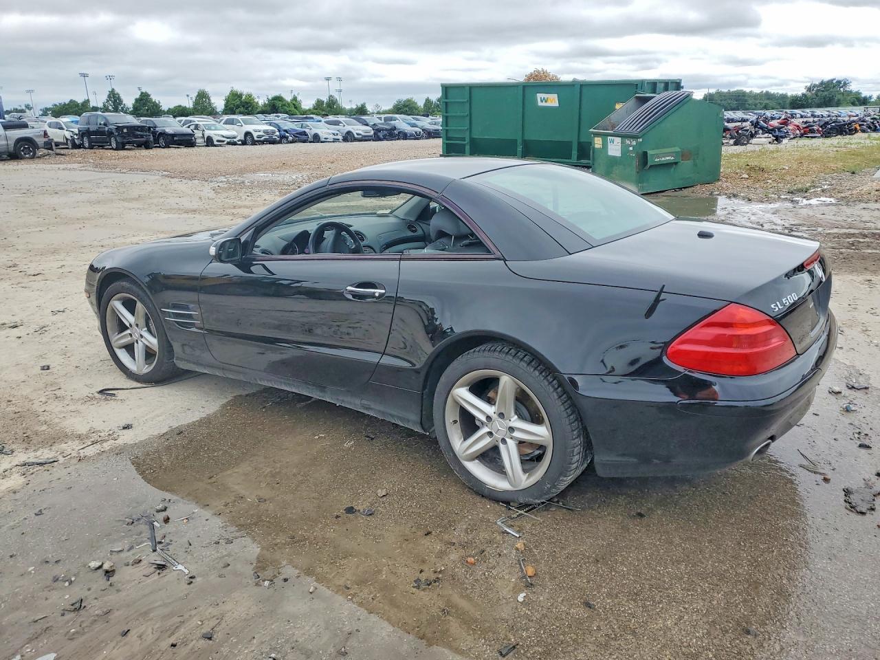 2004 Mercedes-benz Sl 500 Black vin: WDBSK75F24F086079